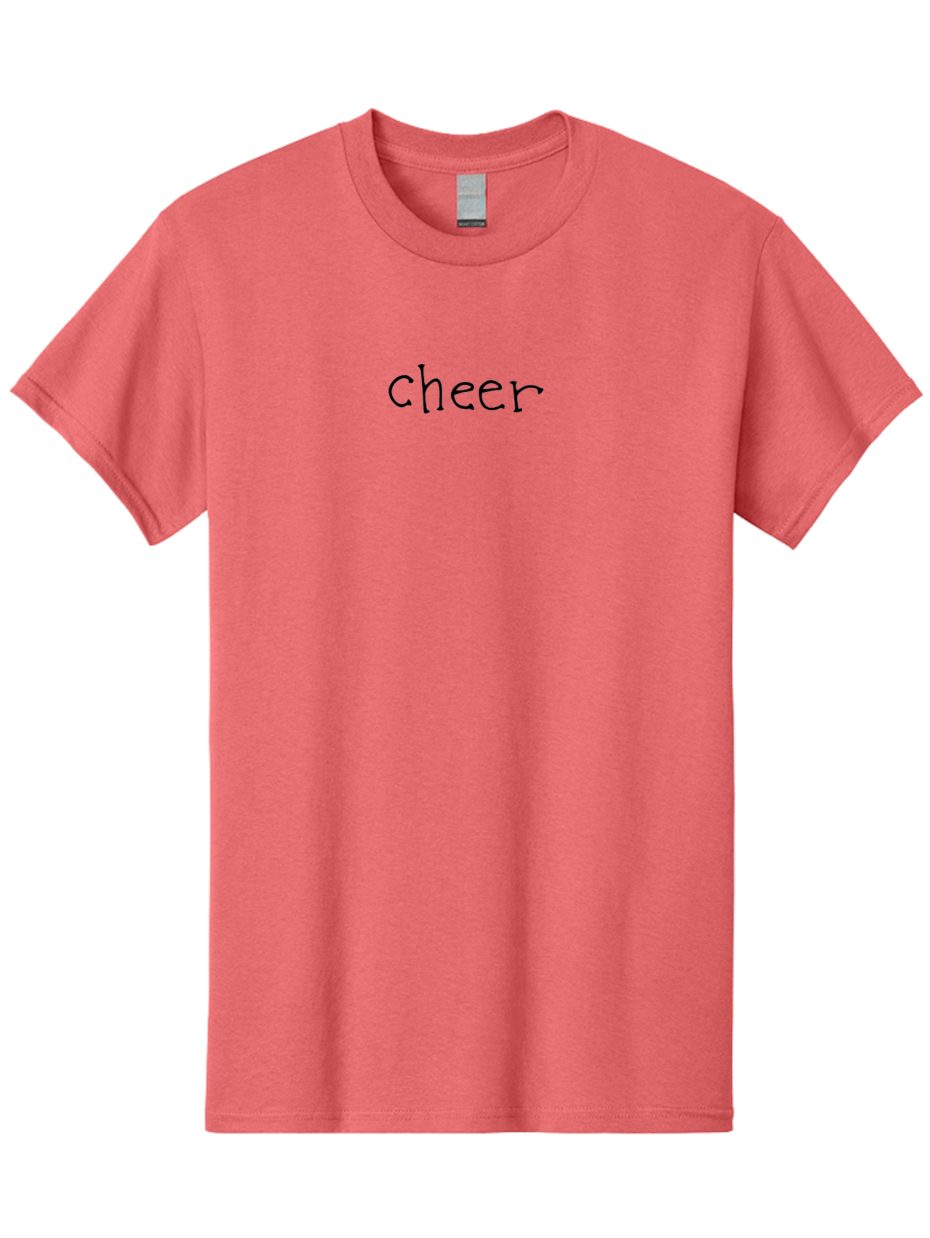 Cheer-3 Men'S Graphic Tee, 100% Cotton, Comfortable Casual Summer Wear, Machine Washable, Cheer Text, Motivational Phrase, Positive Vibes, Encouragement, Inspirational Quote, Cheerleading Spirit - Aaa795 15