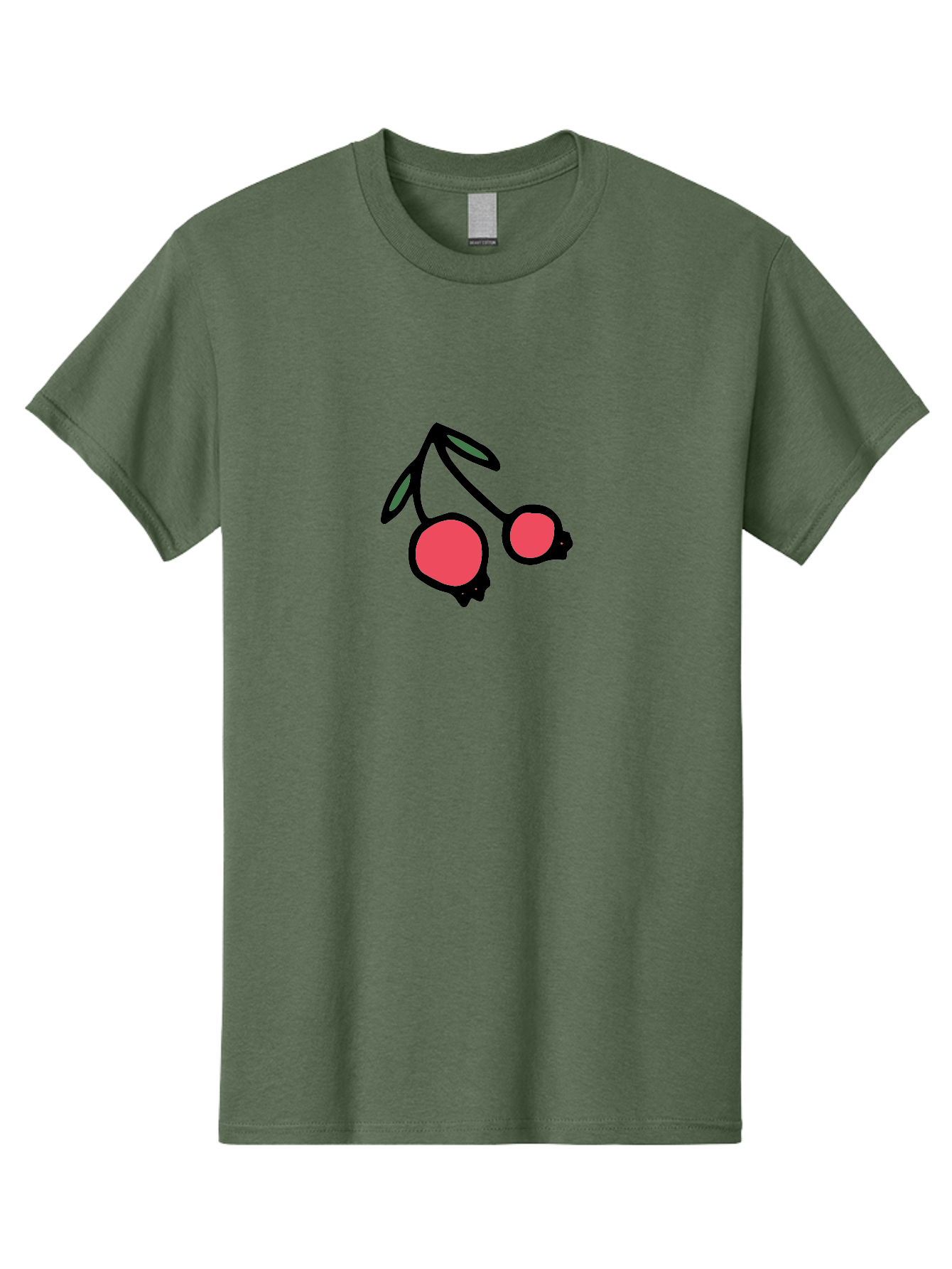 Cherry-Sunglasses Men'S Graphic Tee, 100% Cotton, Comfortable Casual Summer Wear, Machine Washable, Fun Sunglasses, Cherry Design, Playful Eyewear, Trendy Accessories, Stylish Shades, Cartoon Graphics, Retro Style, Fashion Statement - Aaa800 15