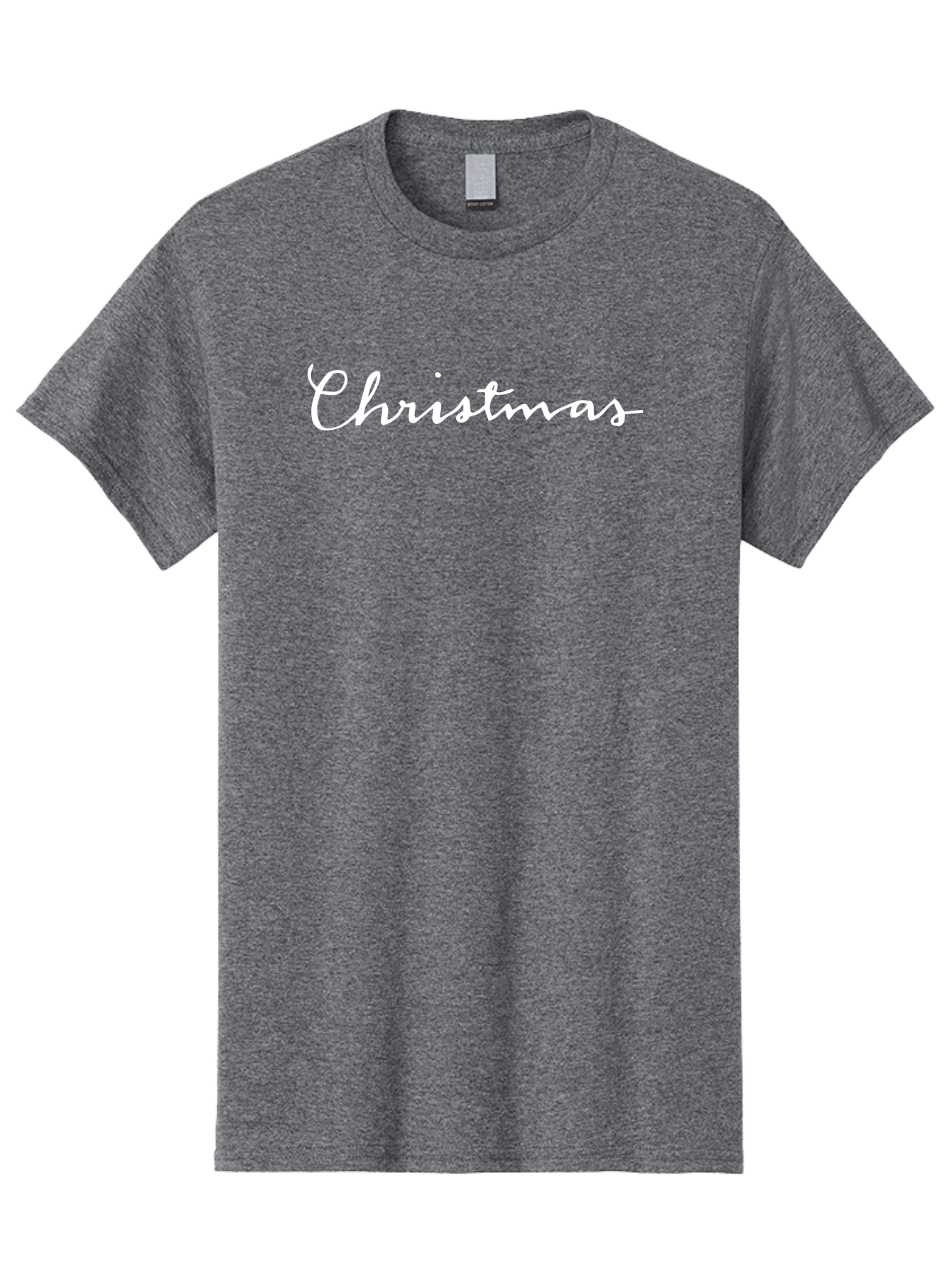 Christmas-1 Men'S Graphic Tee, 100% Cotton, Comfortable Casual Summer Wear, Machine Washable, Christmas, Holiday Season, Festive Atmosphere, Winter Wonderland, Holiday Cheer, Christmas Magic, White Cursive Text - Aaa801 9