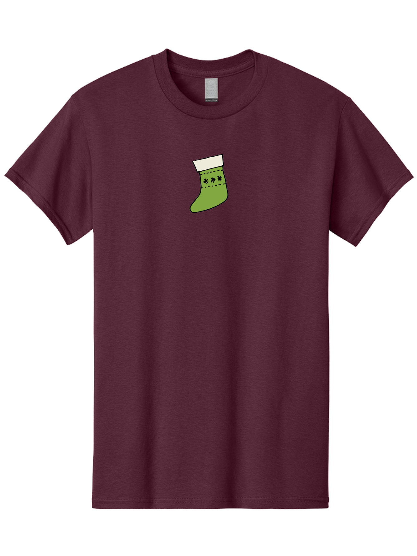 Christmas-Stocking-1 Men'S Graphic Tee, 100% Cotton, Comfortable Casual Summer Wear, Machine Washable, Christmas Stocking, Festive Decoration, Holiday Tradition, Gift Giving, Christmas Celebration, Winter Wonderland, Snowflake Pattern, - Aaa819 29