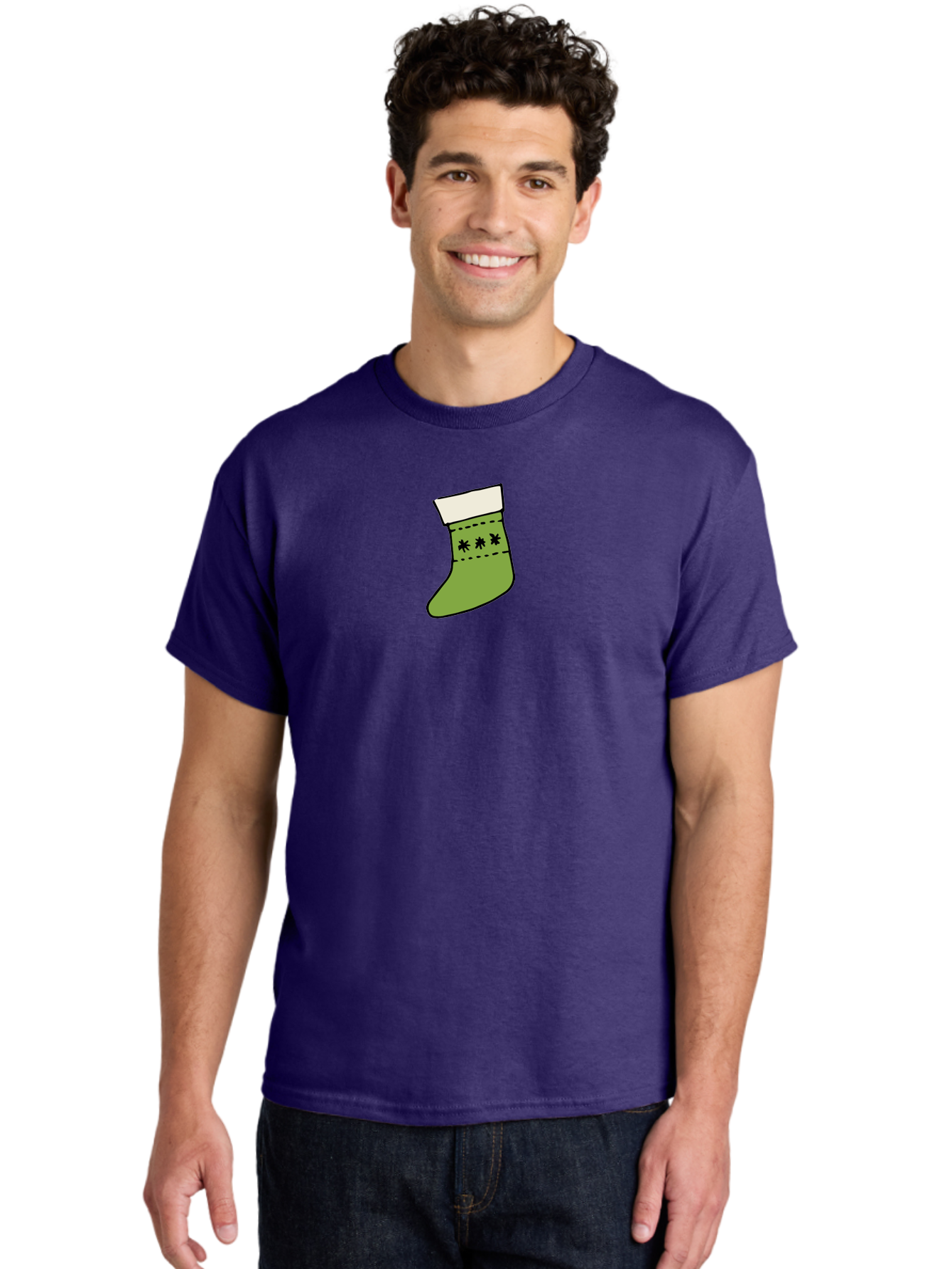 Christmas-Stocking-1 Men'S Graphic Tee, 100% Cotton, Comfortable Casual Summer Wear, Machine Washable, Christmas Stocking, Festive Decoration, Holiday Tradition, Gift Giving, Christmas Celebration, Winter Wonderland, Snowflake Pattern, - Aaa819 28