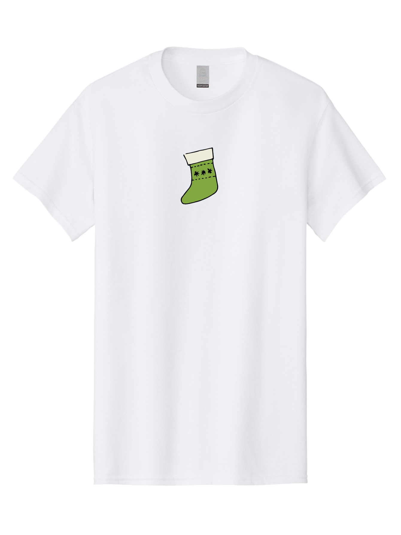 Christmas-Stocking-1 Men'S Graphic Tee, 100% Cotton, Comfortable Casual Summer Wear, Machine Washable, Christmas Stocking, Festive Decoration, Holiday Tradition, Gift Giving, Christmas Celebration, Winter Wonderland, Snowflake Pattern, - Aaa819 15