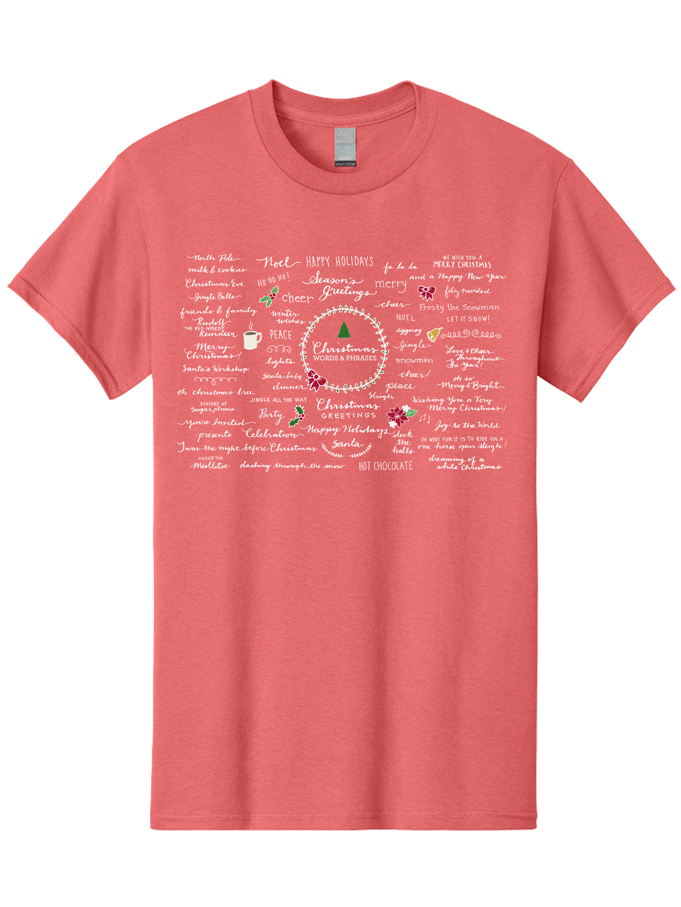 Christmas-Wishes-Blessings Men'S Graphic Tee, 100% Cotton, Comfortable Casual Summer Wear, Machine Washable, Christmas Wishes, Holiday Cheer, Joyful Greetings, Festive Atmosphere, Happy Holidays, Christmas Tree, Celebration, Peace, - Aaa827 13