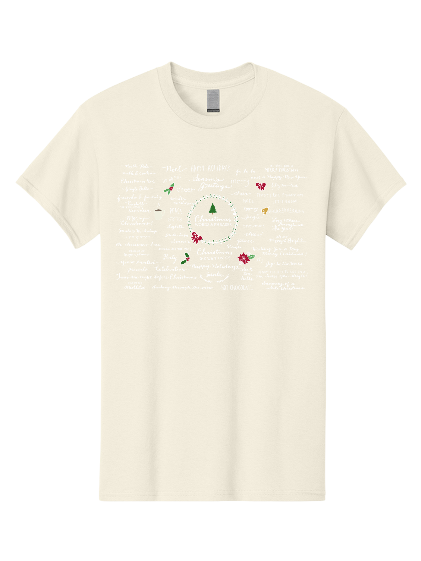 Christmas-Wishes-Blessings Men'S Graphic Tee, 100% Cotton, Comfortable Casual Summer Wear, Machine Washable, Christmas Wishes, Holiday Cheer, Joyful Greetings, Festive Atmosphere, Happy Holidays, Christmas Tree, Celebration, Peace, - Aaa827 25