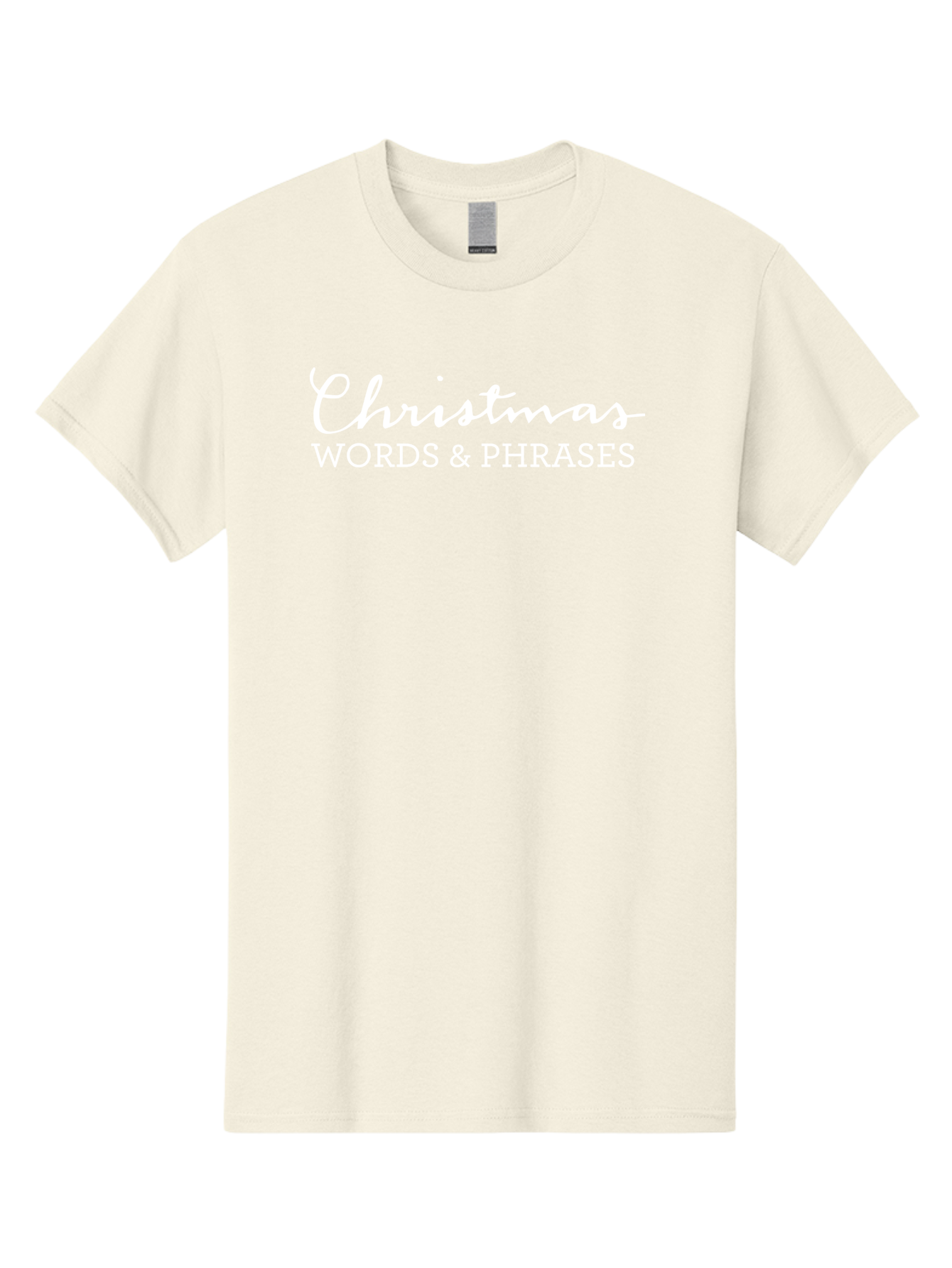 Christmas-Words-Phrases Men'S Graphic Tee, 100% Cotton, Comfortable Casual Summer Wear, Machine Washable, Christmas Words, Holiday Phrases, Festive Language, Christmas Vocabulary, Winter Phrases, Seasonal Expressions, Christmas Terminology - Aaa830 5