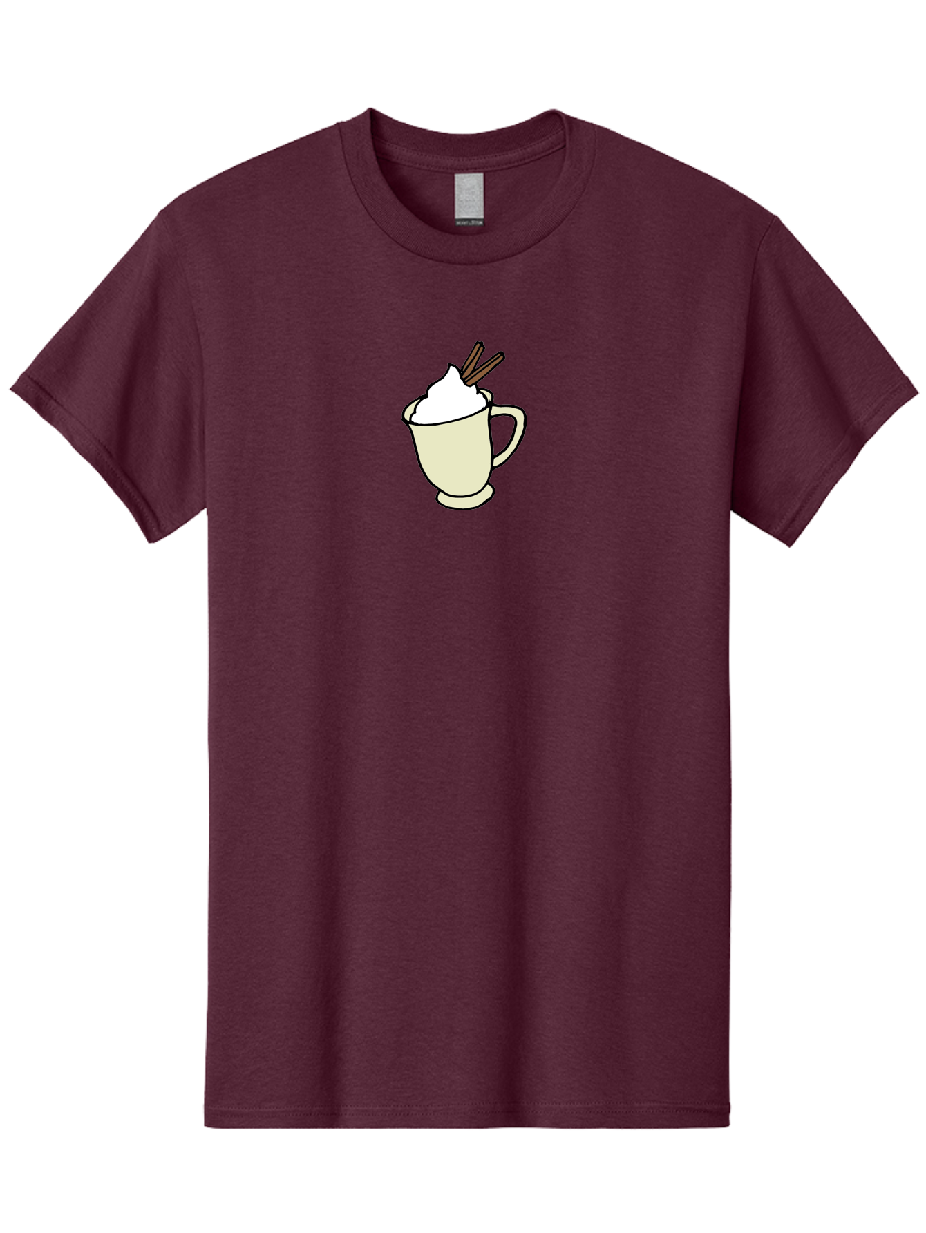 Cinnamon-Cappuccino Men'S Graphic Tee, 100% Cotton, Comfortable Casual Summer Wear, Machine Washable, Hot Chocolate, Whipped Cream, Cinnamon Sticks, Warm Beverage, Coffee Drink, Sweet Treat, Comforting Drink, Creamy Texture - Aaa833 13