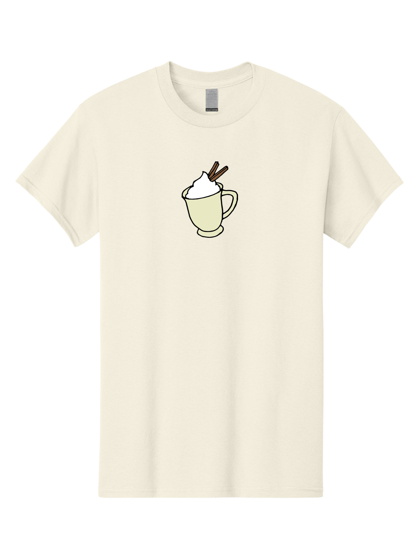Cinnamon-Cappuccino Men'S Graphic Tee, 100% Cotton, Comfortable Casual Summer Wear, Machine Washable, Hot Chocolate, Whipped Cream, Cinnamon Sticks, Warm Beverage, Coffee Drink, Sweet Treat, Comforting Drink, Creamy Texture - Aaa833 17