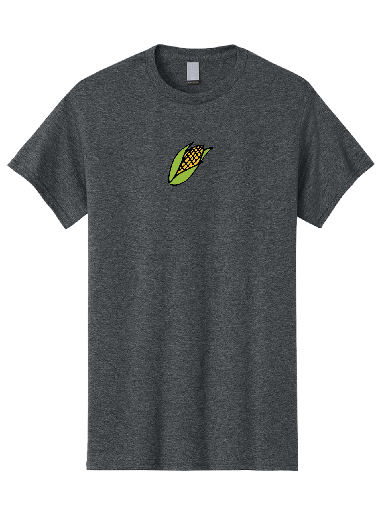 Corn-On-Cob Men'S Graphic Tee, 100% Cotton, Comfortable Casual Summer Wear, Machine Washable, Ear Of Corn, Yellow Kernels, Green Husk, Black Outline, Cartoon Style, Illustration, Vegetable, Food, Agriculture, Harvest - Aaa841 7