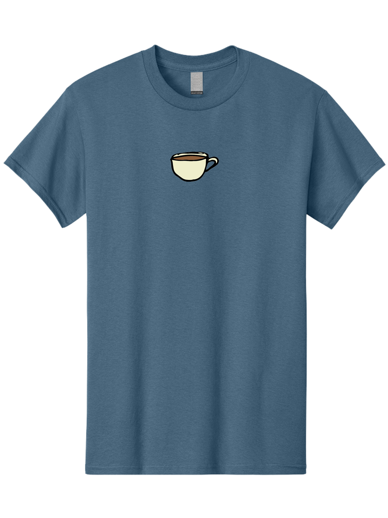 Cup-Of-Coffee Men'S Graphic Tee, 100% Cotton, Comfortable Casual Summer Wear, Machine Washable, Coffee Cup, Hot Beverage, Morning Pick-Me-Up, Caffeine Boost, Coffee Break, Tea Cup - Aaa845 11