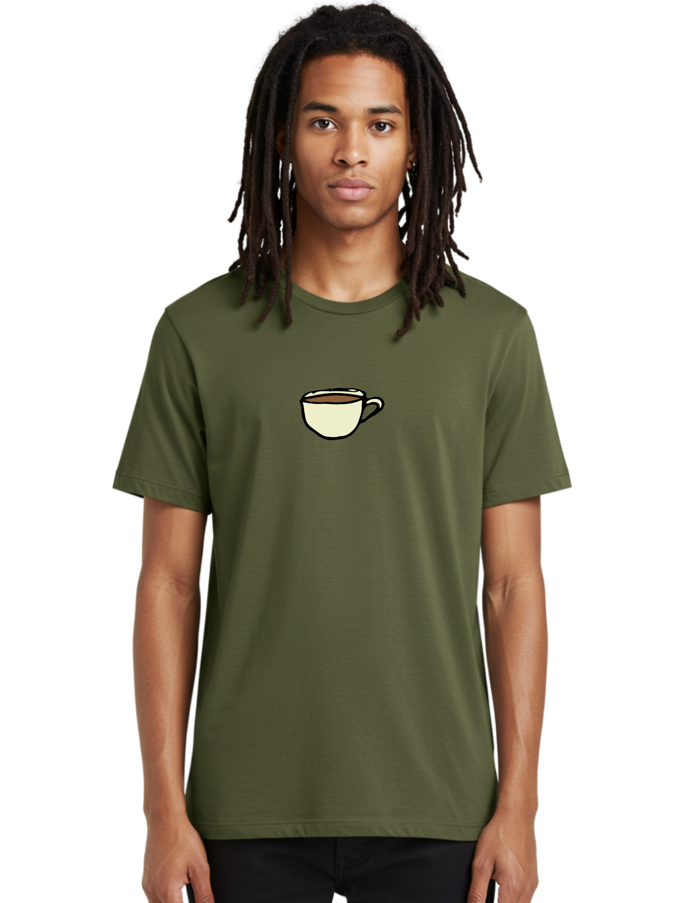 Cup-Of-Coffee Men'S Graphic Tee, 100% Cotton, Comfortable Casual Summer Wear, Machine Washable, Coffee Cup, Hot Beverage, Morning Pick-Me-Up, Caffeine Boost, Coffee Break, Tea Cup - Aaa845 16