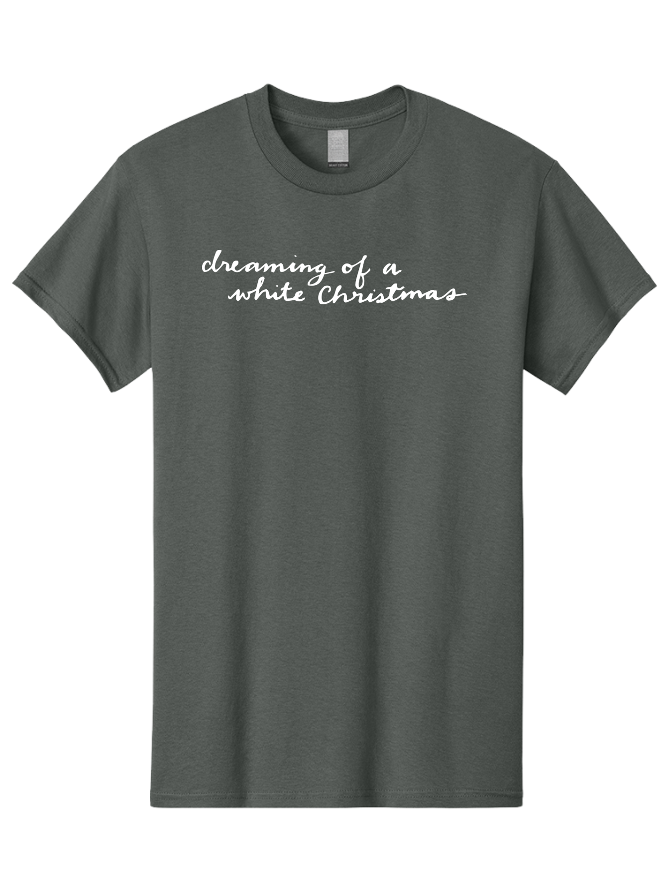 Dreaming-Of-White-Christmas Men'S Graphic Tee, 100% Cotton, Comfortable Casual Summer Wear, Machine Washable, White Christmas, Winter Wonderland, Festive Season, Holiday Cheer, Christmas Magic, Dreaming Of Snow, Seasonal Greetings - Aaa863 19