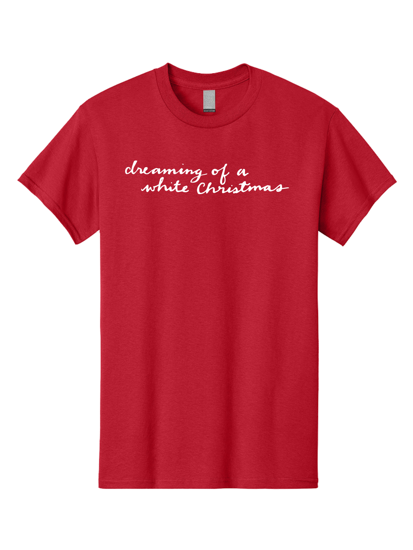 Dreaming-Of-White-Christmas Men'S Graphic Tee, 100% Cotton, Comfortable Casual Summer Wear, Machine Washable, White Christmas, Winter Wonderland, Festive Season, Holiday Cheer, Christmas Magic, Dreaming Of Snow, Seasonal Greetings - Aaa863 17