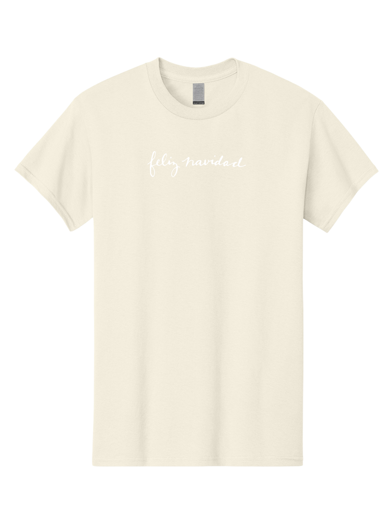 Feliz-Navidad Men'S Graphic Tee, 100% Cotton, Comfortable Casual Summer Wear, Machine Washable, Feliz Navidad, Holiday Greeting, Festive Wishes, Christmas Message, White Cursive Text, Spanish Christmas Greeting, Seasonal Cheer - Aaa875 7