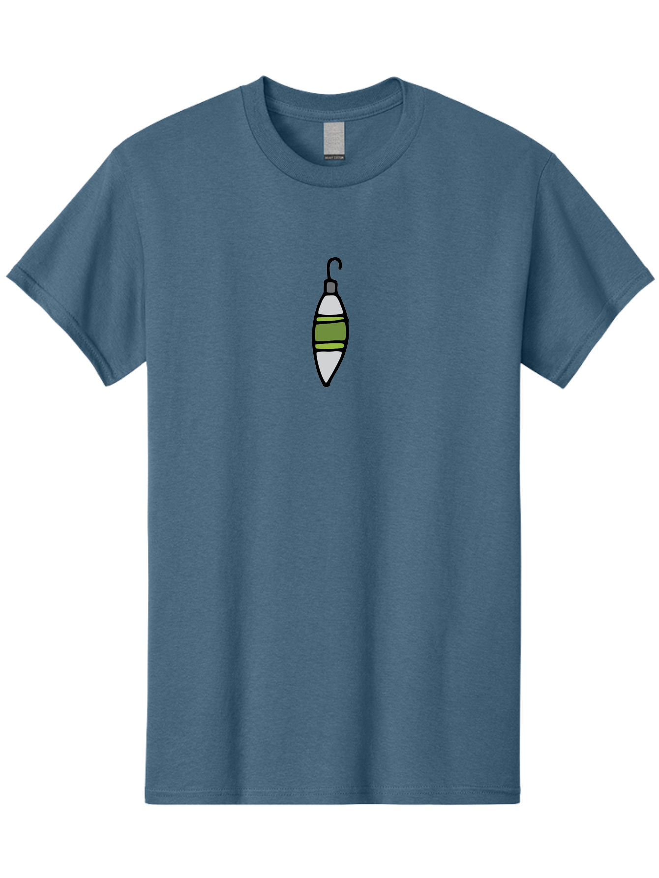 Fishing-Bobber-1 Men'S Graphic Tee, 100% Cotton, Comfortable Casual Summer Wear, Machine Washable, Fishing Bobber, Fishing Float, Fishing Gear, Outdoor Recreation, Water Sports, Fishing Tackle, Bobber Illustration - Aaa882 3