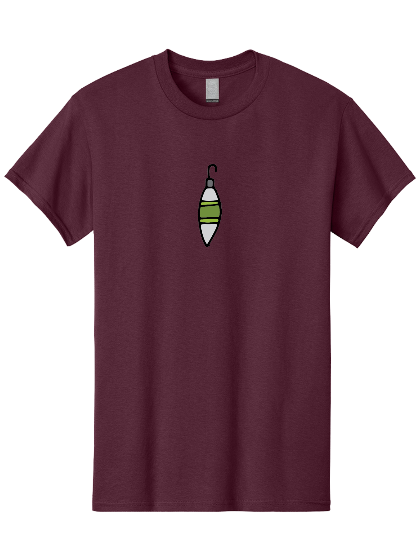 Fishing-Bobber-1 Men'S Graphic Tee, 100% Cotton, Comfortable Casual Summer Wear, Machine Washable, Fishing Bobber, Fishing Float, Fishing Gear, Outdoor Recreation, Water Sports, Fishing Tackle, Bobber Illustration - Aaa882 11