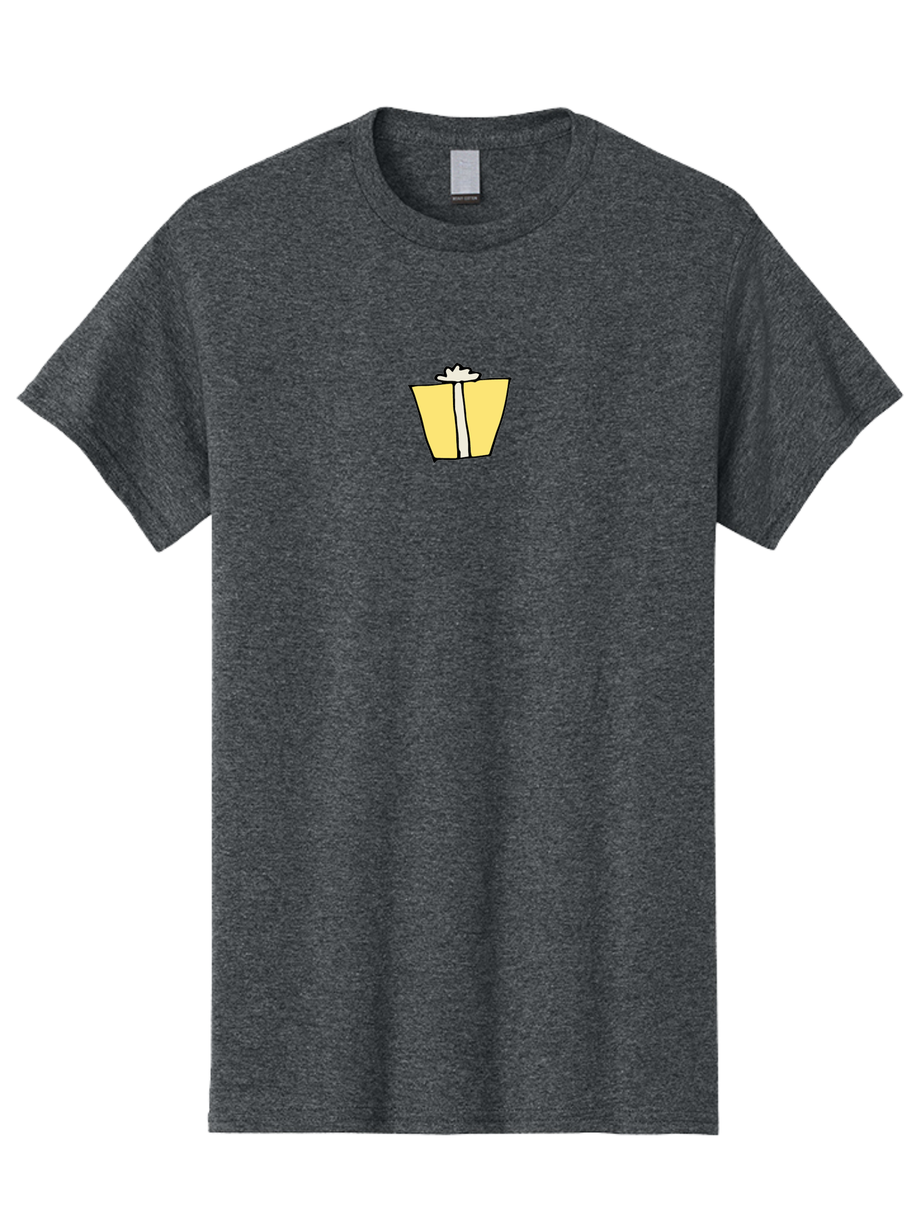 Gift-Box-2 Men'S Graphic Tee, 100% Cotton, Comfortable Casual Summer Wear, Machine Washable, Gift Bag, Yellow Bag, White Ribbon, Present, Gift, Birthday, Celebration, Party Favor, Gift Giving, Festive - Aaa891 7