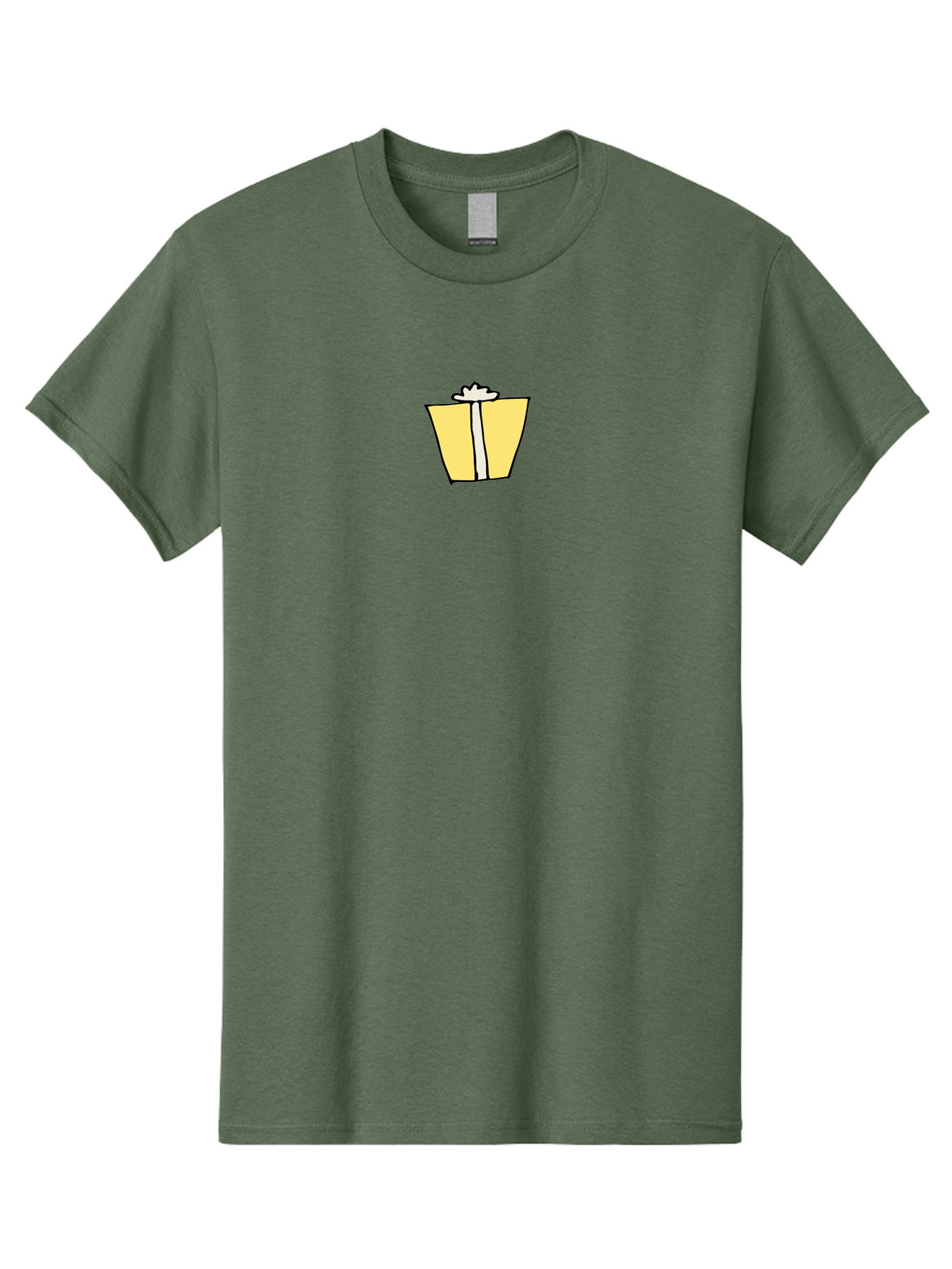 Gift-Box-2 Men'S Graphic Tee, 100% Cotton, Comfortable Casual Summer Wear, Machine Washable, Gift Bag, Yellow Bag, White Ribbon, Present, Gift, Birthday, Celebration, Party Favor, Gift Giving, Festive - Aaa891 15