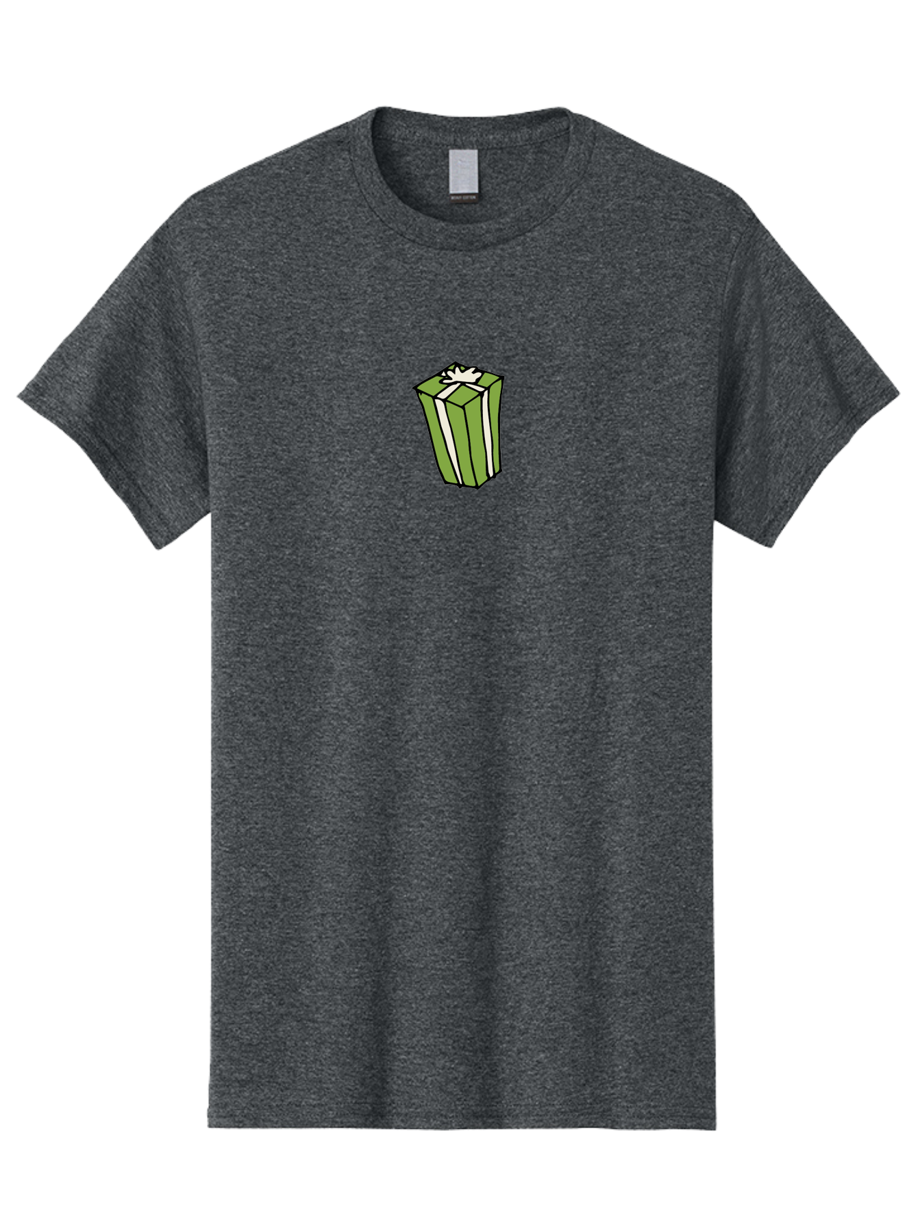 Gift-Box-5 Men'S Graphic Tee, 100% Cotton, Comfortable Casual Summer Wear, Machine Washable, Gift Box, Wrapped Present, Ribbon, Bow, Green Wrapping, Festive, Celebration, Special Occasion, Gift Giving, Present Box, Holiday Gift - Aaa894 7