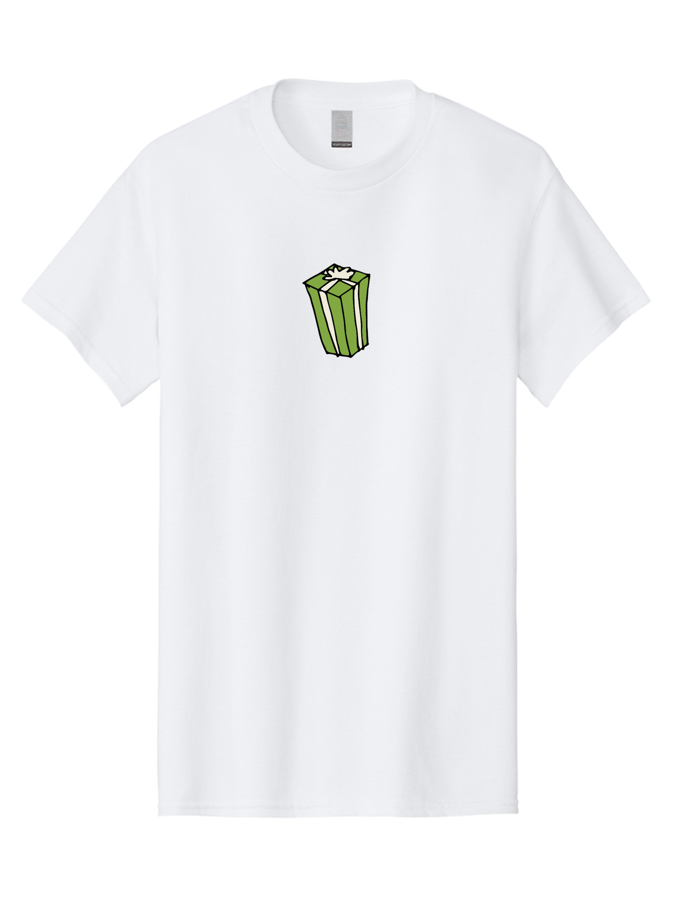 Gift-Box-5 Men'S Graphic Tee, 100% Cotton, Comfortable Casual Summer Wear, Machine Washable, Gift Box, Wrapped Present, Ribbon, Bow, Green Wrapping, Festive, Celebration, Special Occasion, Gift Giving, Present Box, Holiday Gift - Aaa894 29