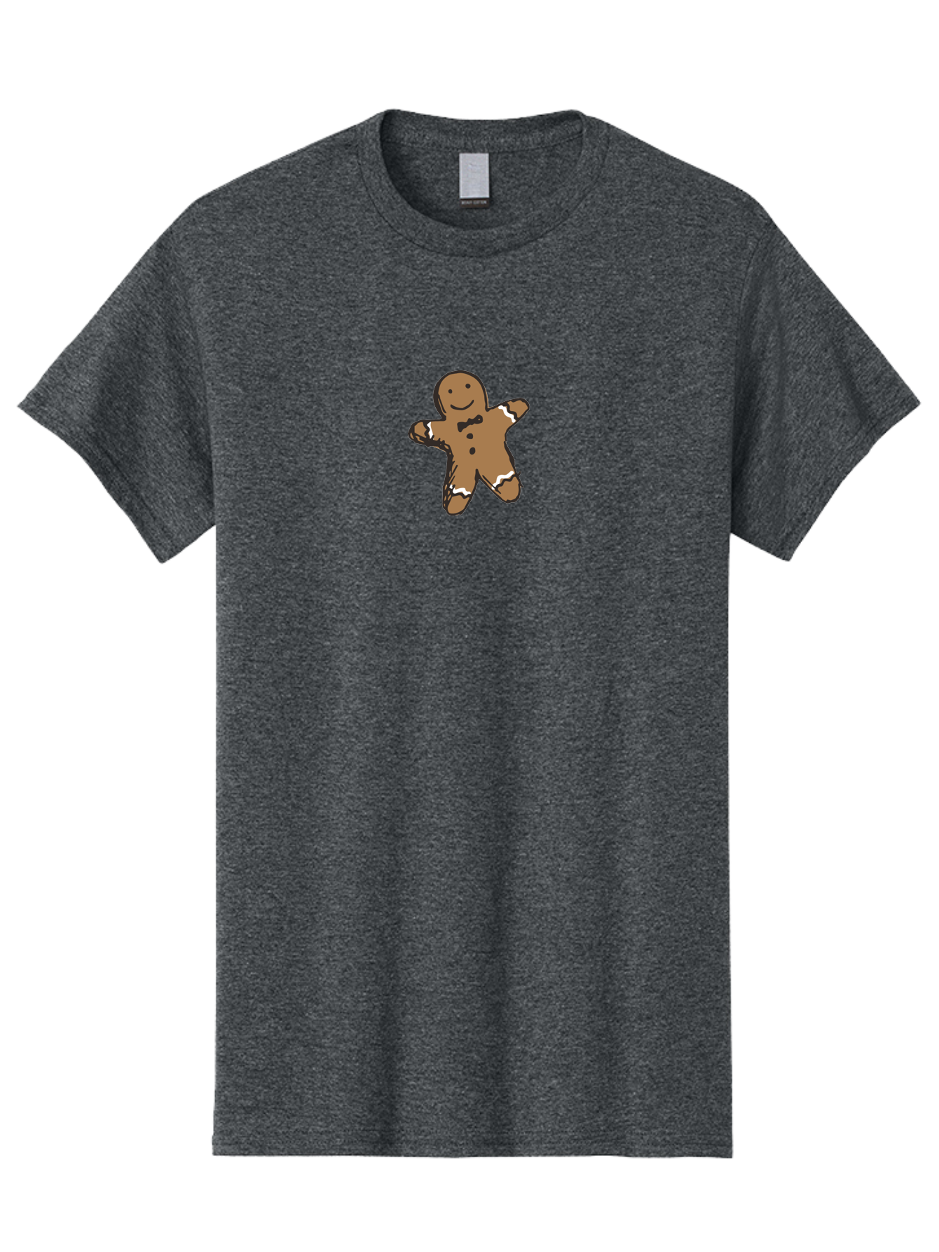 Gingerbread-Man-3 Men'S Graphic Tee, 100% Cotton, Comfortable Casual Summer Wear, Machine Washable, Gingerbread Man, Festive Treat, Holiday Cookie, Sweet Delight, Icing Decorations, Cartoon Character, Christmas Cookie, Baking Fun - Aaa899 19