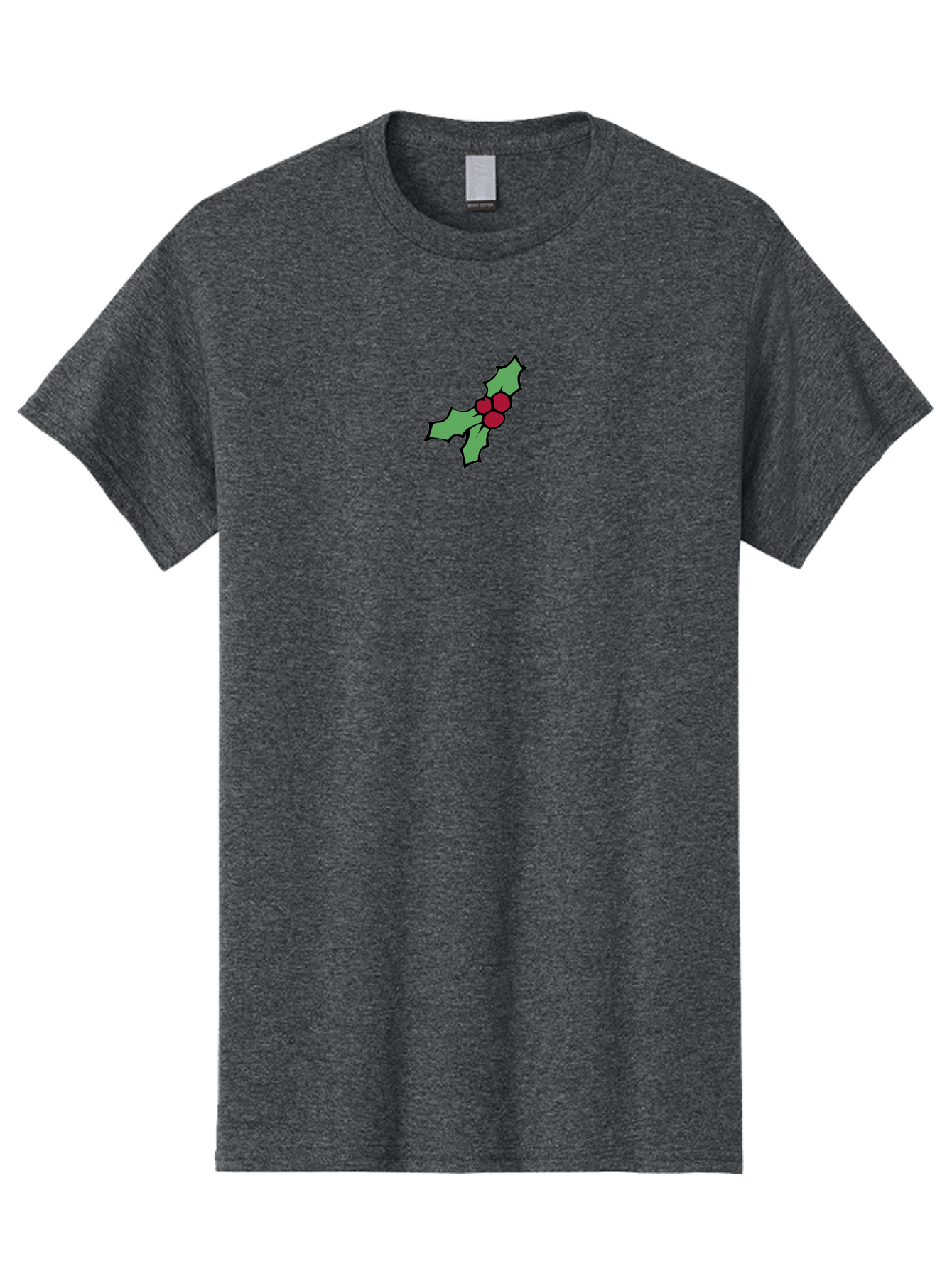 Holly-3 Men'S Graphic Tee, 100% Cotton, Comfortable Casual Summer Wear, Machine Washable, Holiday Decoration, Festive Sprig, Red Berries, Holly Leaves, Christmas Symbol, Festive Decor, Winter Wonderland, Seasonal Charm - Aaa930 19