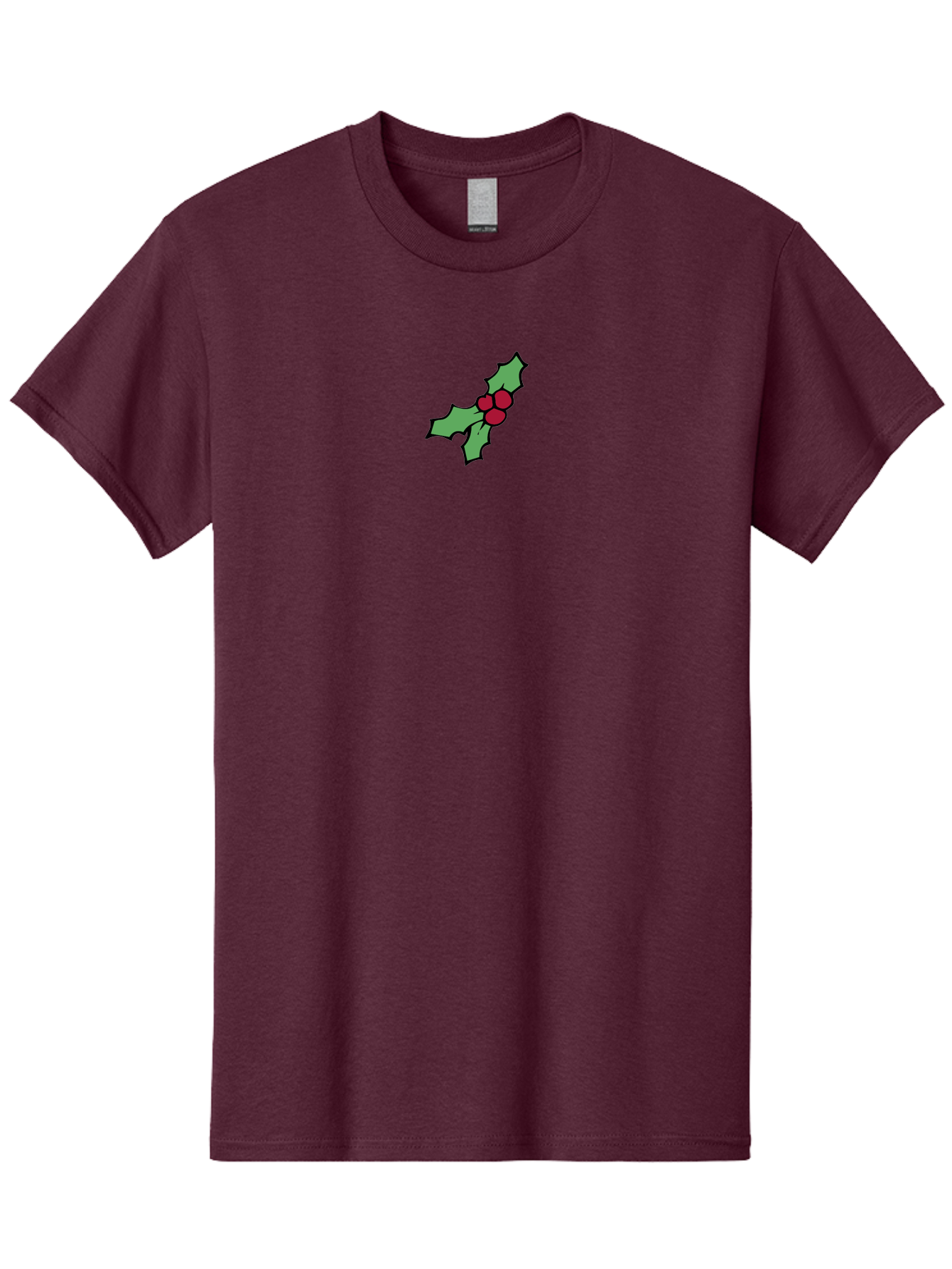 Holly-3 Men'S Graphic Tee, 100% Cotton, Comfortable Casual Summer Wear, Machine Washable, Holiday Decoration, Festive Sprig, Red Berries, Holly Leaves, Christmas Symbol, Festive Decor, Winter Wonderland, Seasonal Charm - Aaa930 27