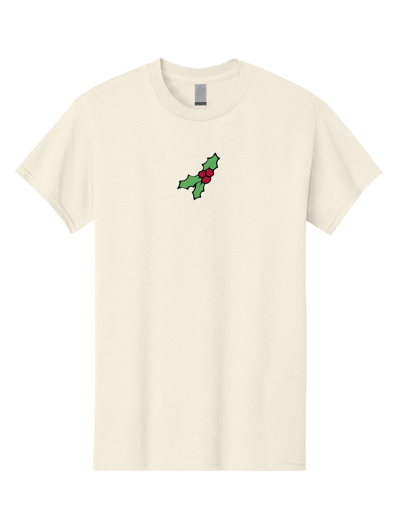 Holly-3 Men'S Graphic Tee, 100% Cotton, Comfortable Casual Summer Wear, Machine Washable, Holiday Decoration, Festive Sprig, Red Berries, Holly Leaves, Christmas Symbol, Festive Decor, Winter Wonderland, Seasonal Charm - Aaa930 17