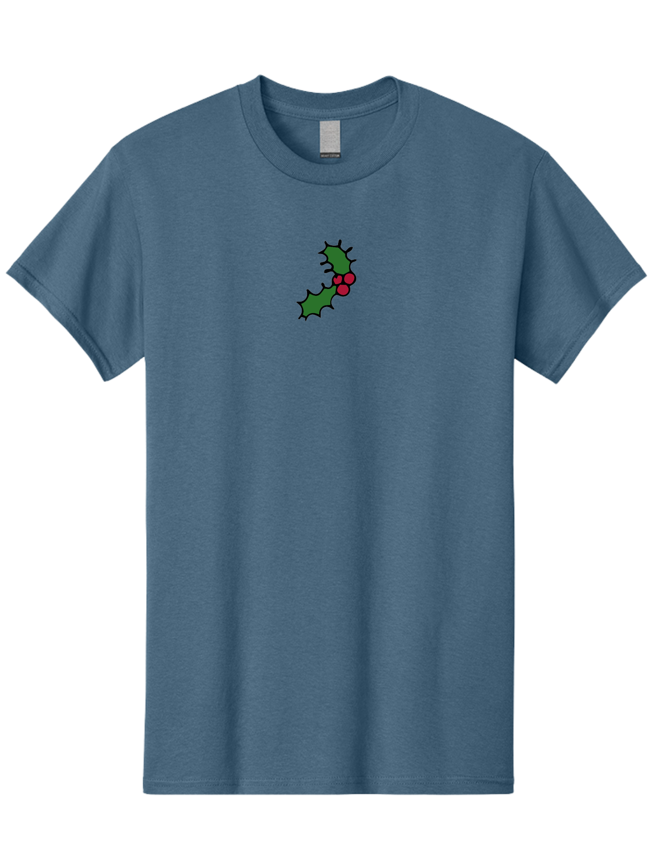 Holly-4 Men'S Graphic Tee, 100% Cotton, Comfortable Casual Summer Wear, Machine Washable, Holiday Decorations, Festive Holly, Christmas Symbols, Holly Leaves, Red Berries, Winter Decor, Seasonal Graphics, Festive Illustrations - Aaa931 9