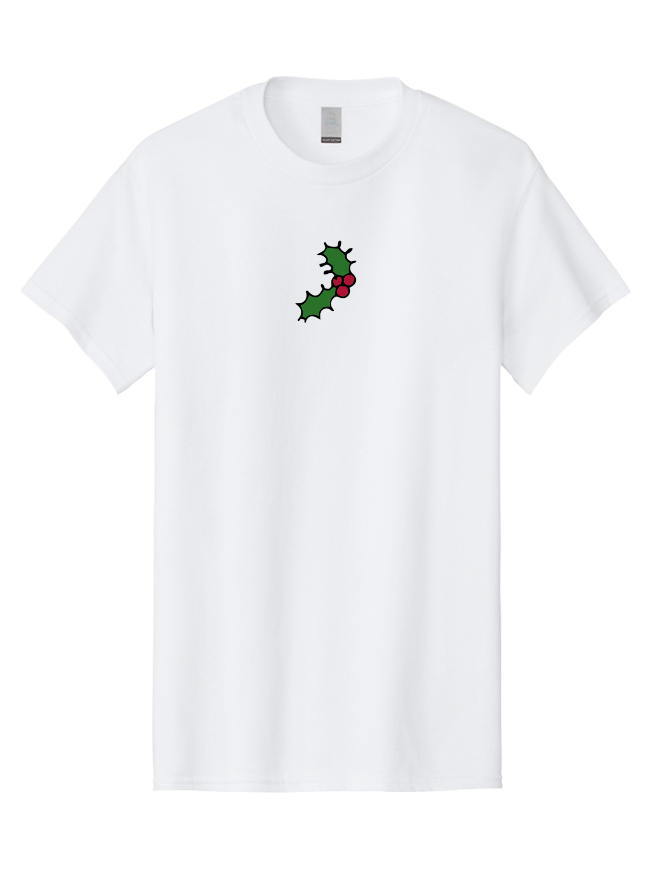 Holly-4 Men'S Graphic Tee, 100% Cotton, Comfortable Casual Summer Wear, Machine Washable, Holiday Decorations, Festive Holly, Christmas Symbols, Holly Leaves, Red Berries, Winter Decor, Seasonal Graphics, Festive Illustrations - Aaa931 11
