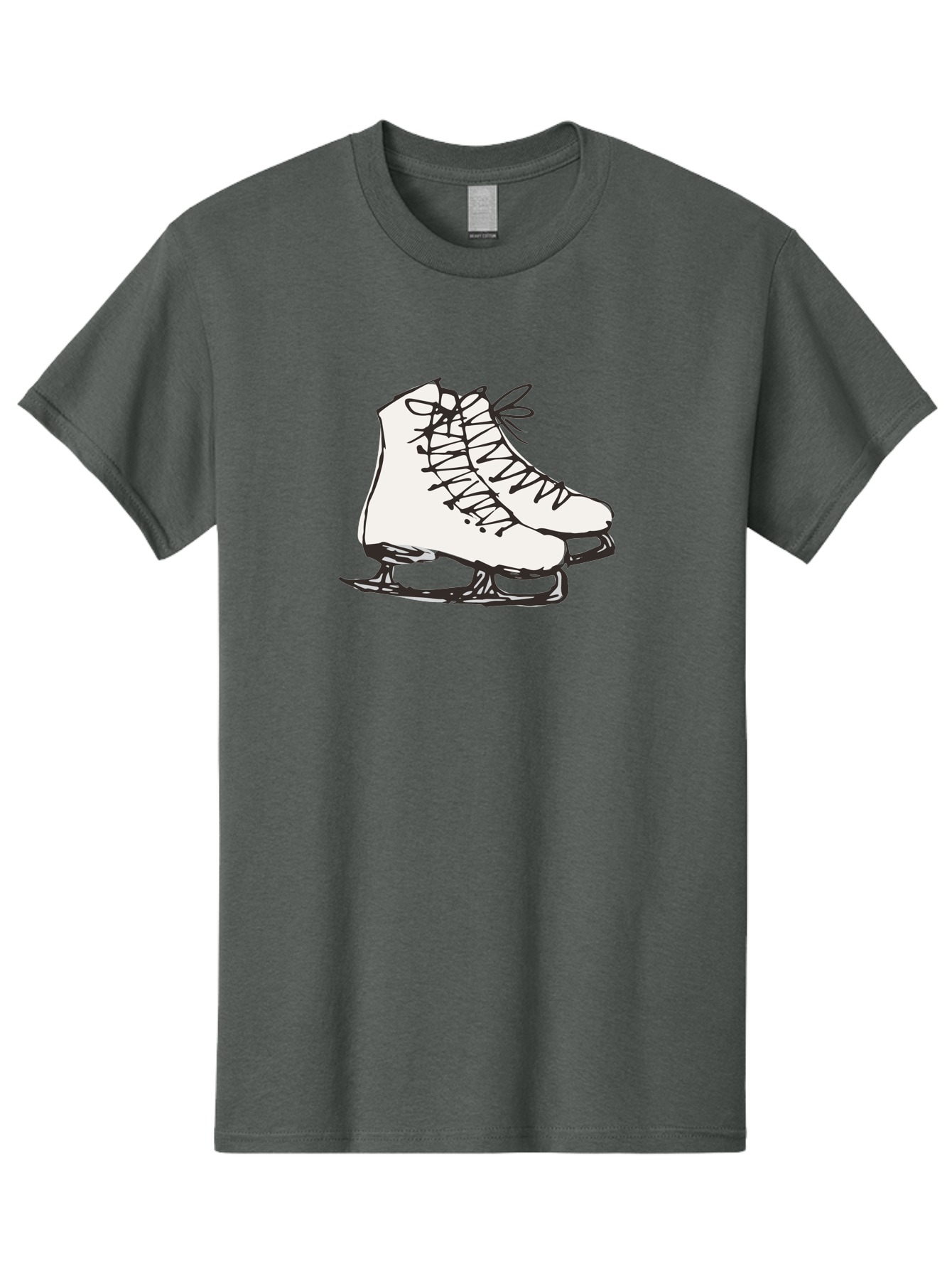 Ice-Skates-1 Men'S Graphic Tee, 100% Cotton, Comfortable Casual Summer Wear, Machine Washable, Ice Skates, Winter Sports, Figure Skating, Ice Skating, Laced Boots, Winter Fun, Cold Weather Activities, Frozen Rink - Aaa944 11