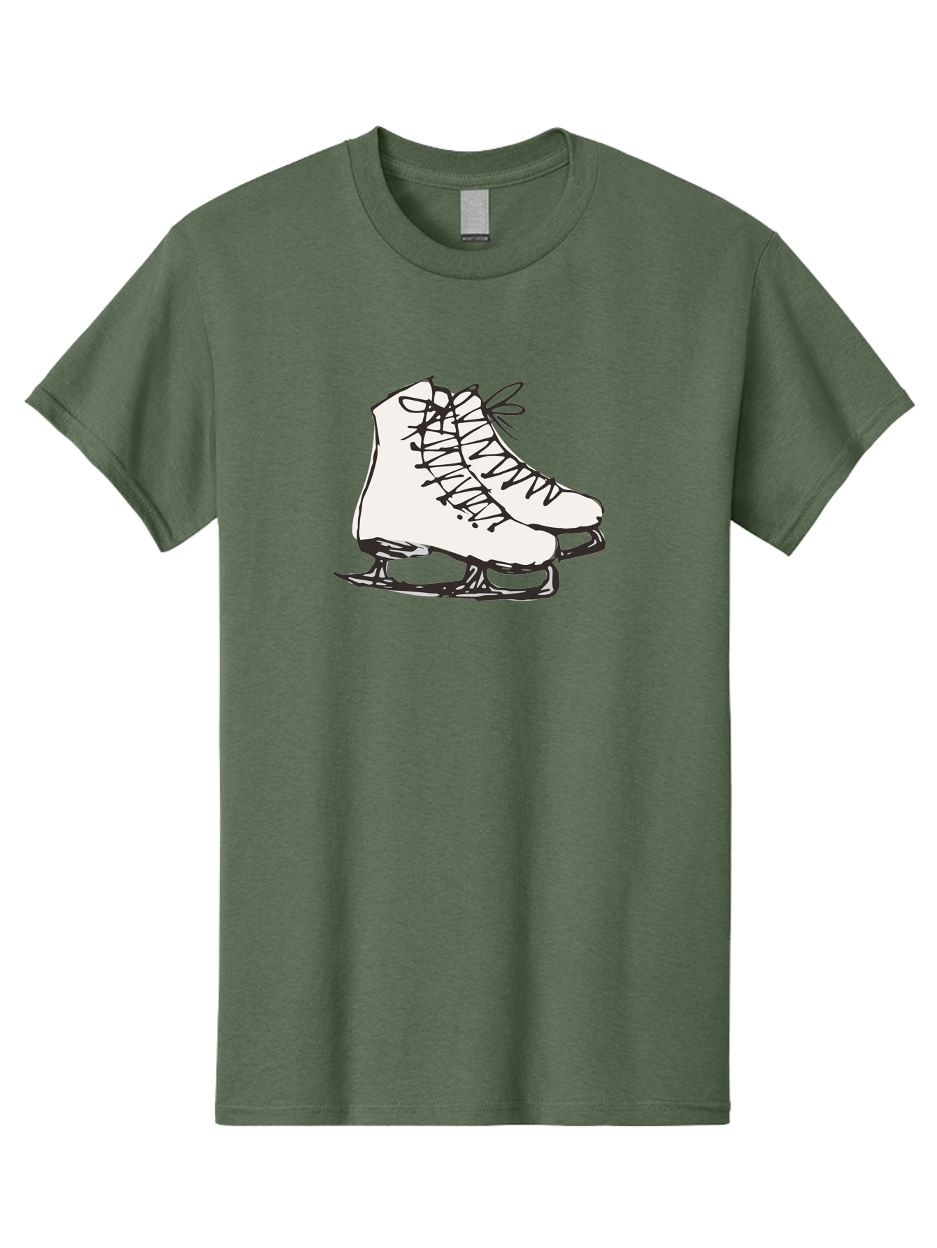 Ice-Skates-1 Men'S Graphic Tee, 100% Cotton, Comfortable Casual Summer Wear, Machine Washable, Ice Skates, Winter Sports, Figure Skating, Ice Skating, Laced Boots, Winter Fun, Cold Weather Activities, Frozen Rink - Aaa944 13