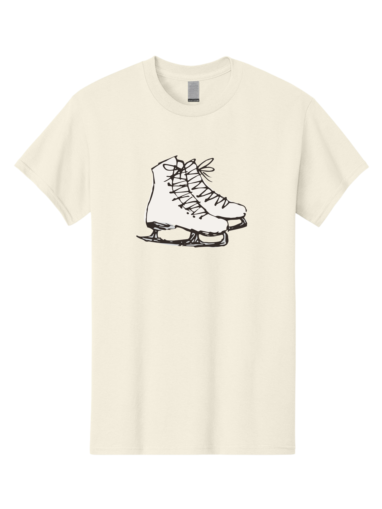 Ice-Skates-1 Men'S Graphic Tee, 100% Cotton, Comfortable Casual Summer Wear, Machine Washable, Ice Skates, Winter Sports, Figure Skating, Ice Skating, Laced Boots, Winter Fun, Cold Weather Activities, Frozen Rink - Aaa944 15