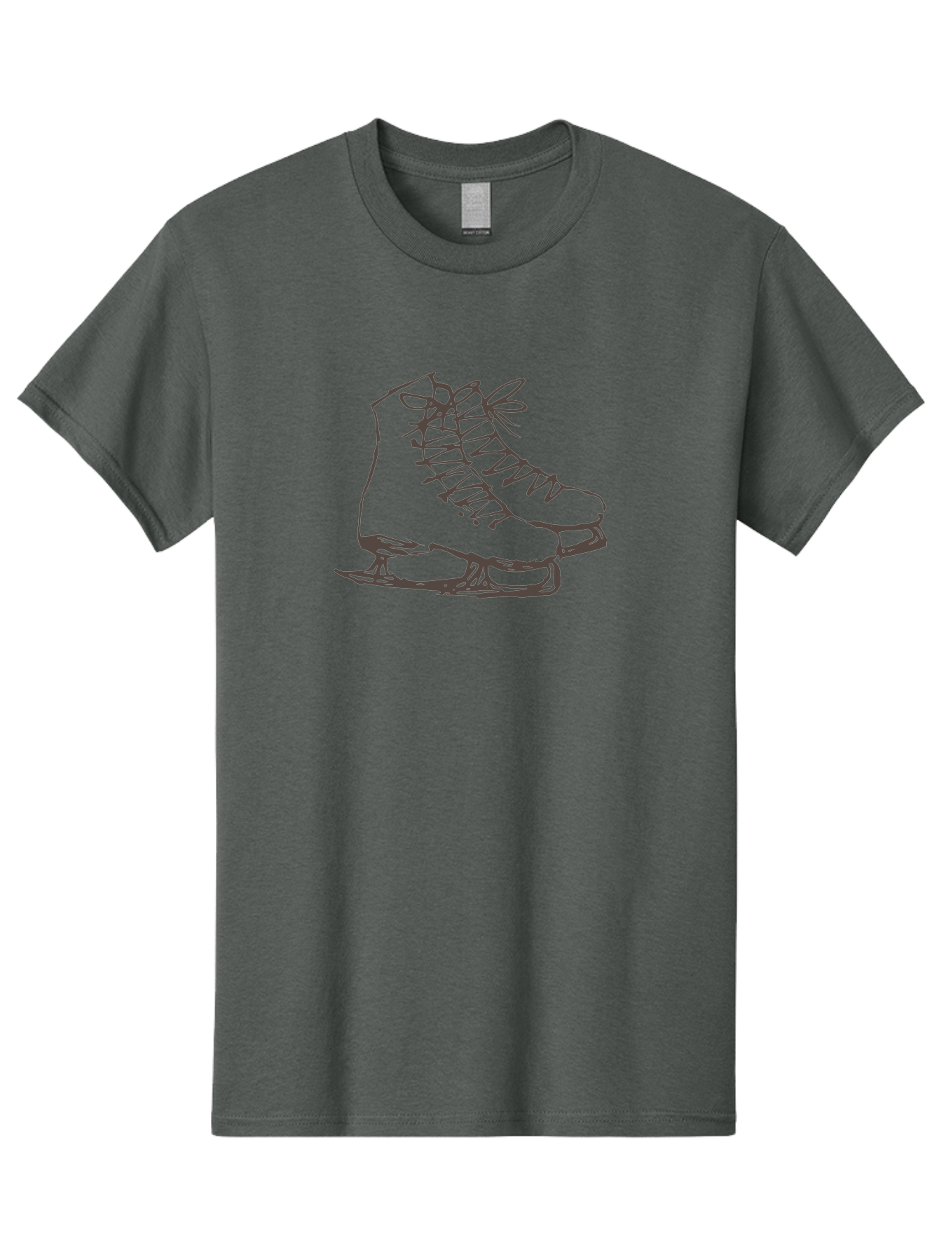 Ice-Skates Men'S Graphic Tee, 100% Cotton, Comfortable Casual Summer Wear, Machine Washable, Ice Skates, Winter Sports, Ice Skating, Skate Blades, Laced Boots, Ice Hockey, Winter Fun, Frozen Rink, Ice Rinks, Skate Equipment, - Aaa945 25