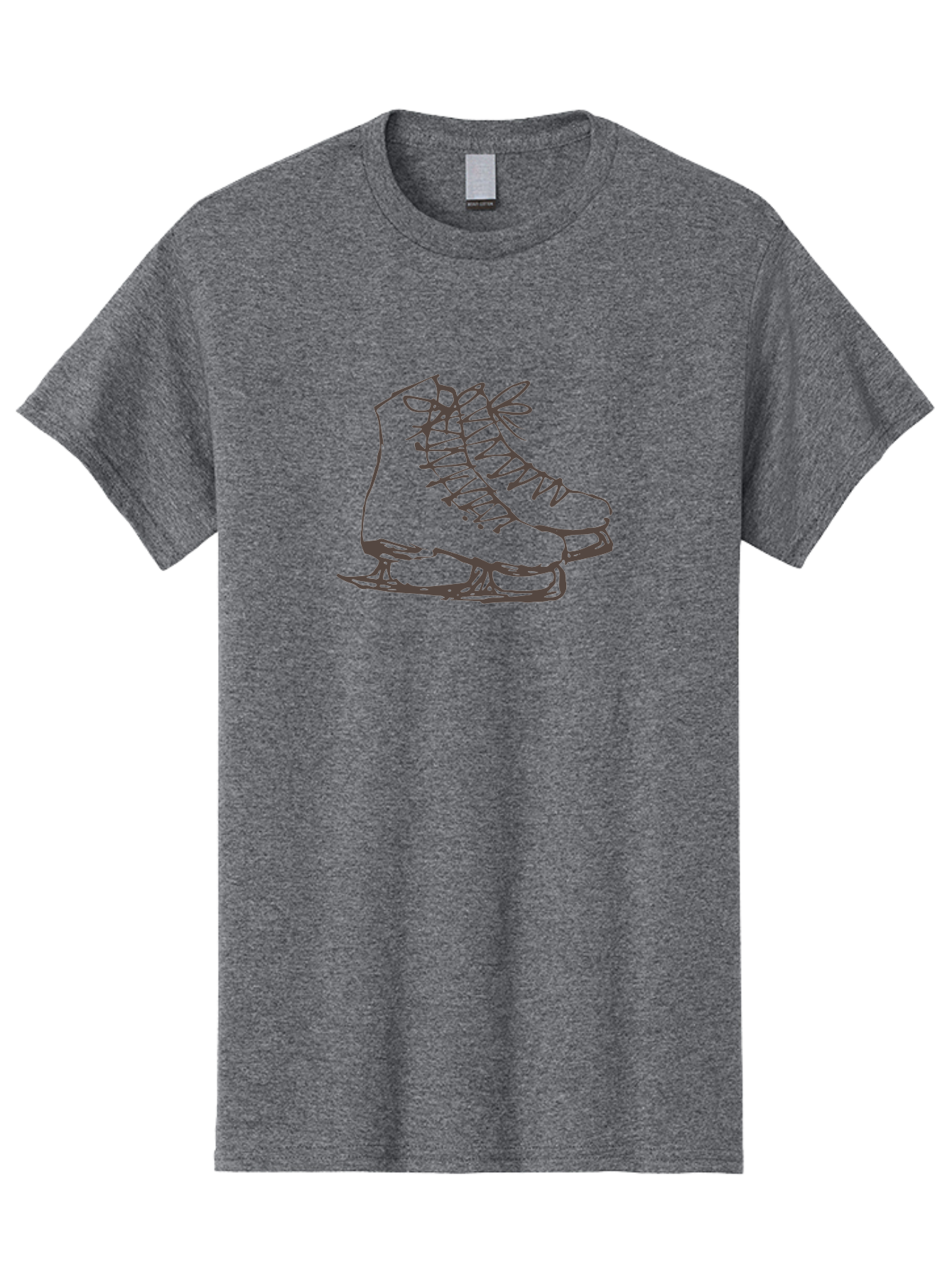 Ice-Skates Men'S Graphic Tee, 100% Cotton, Comfortable Casual Summer Wear, Machine Washable, Ice Skates, Winter Sports, Ice Skating, Skate Blades, Laced Boots, Ice Hockey, Winter Fun, Frozen Rink, Ice Rinks, Skate Equipment, - Aaa945 13