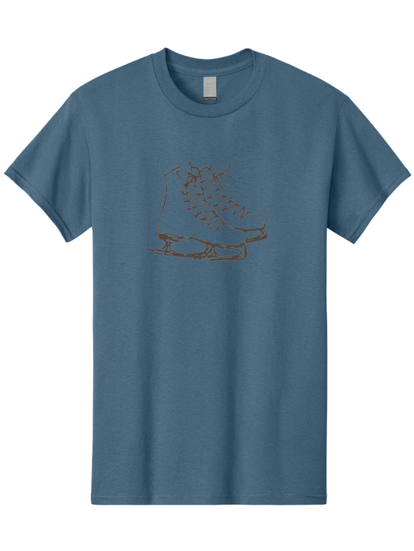 Ice-Skates Men'S Graphic Tee, 100% Cotton, Comfortable Casual Summer Wear, Machine Washable, Ice Skates, Winter Sports, Ice Skating, Skate Blades, Laced Boots, Ice Hockey, Winter Fun, Frozen Rink, Ice Rinks, Skate Equipment, - Aaa945 27