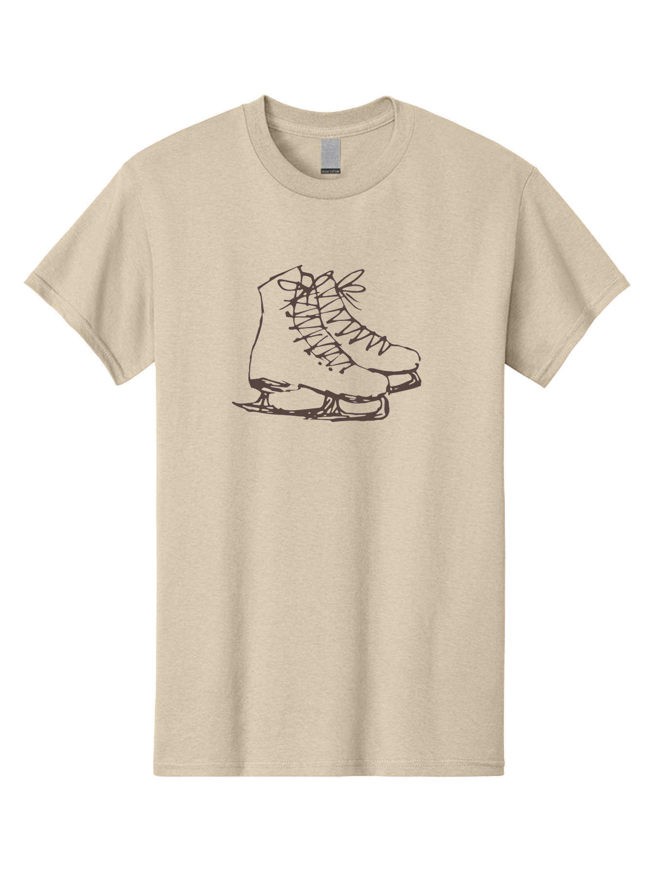 Ice-Skates Men'S Graphic Tee, 100% Cotton, Comfortable Casual Summer Wear, Machine Washable, Ice Skates, Winter Sports, Ice Skating, Skate Blades, Laced Boots, Ice Hockey, Winter Fun, Frozen Rink, Ice Rinks, Skate Equipment, - Aaa945 23