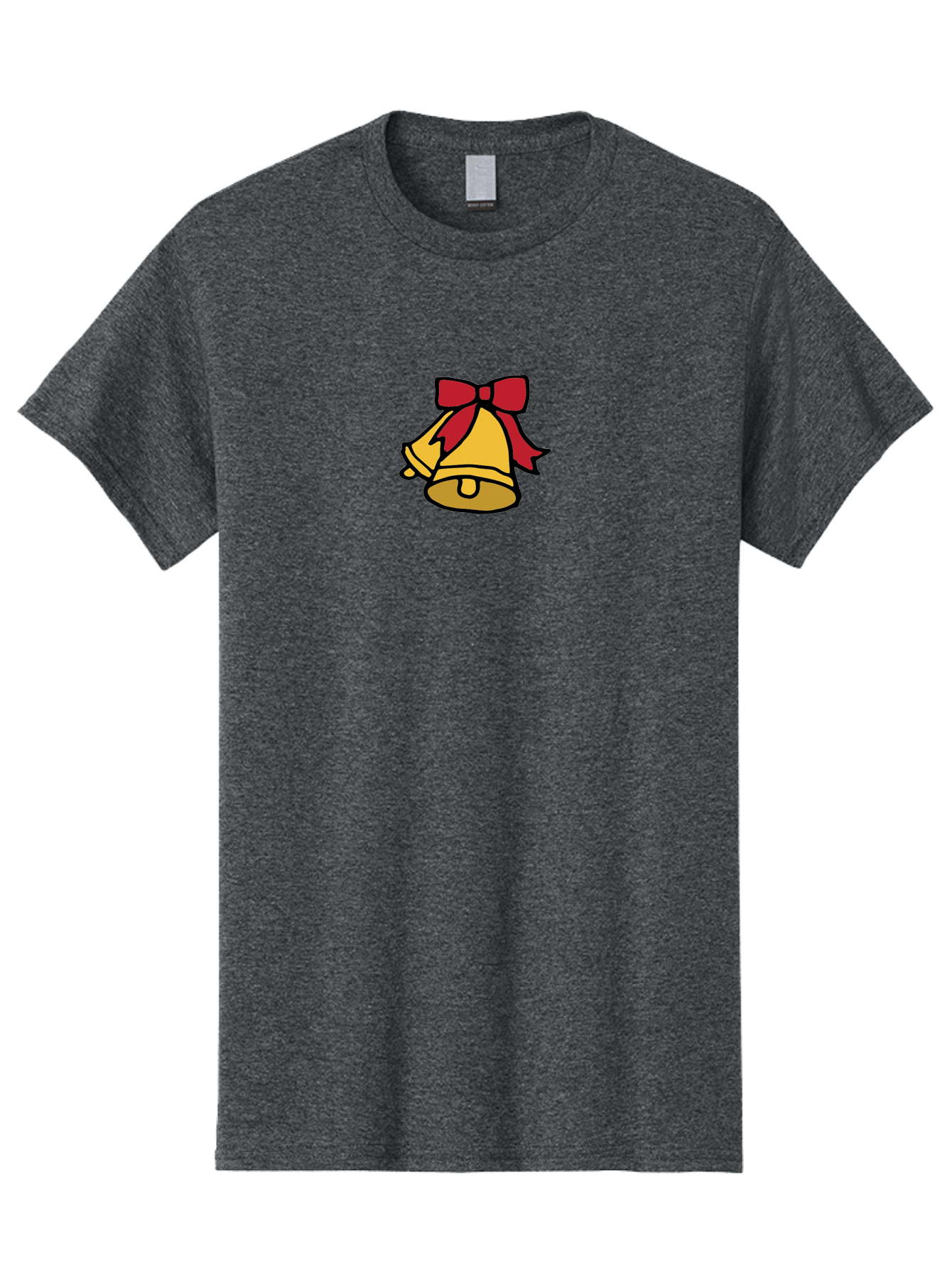 Jingle-Bells-1 Men'S Graphic Tee, 100% Cotton, Comfortable Casual Summer Wear, Machine Washable, Christmas Bells, Festive Decorations, Holiday Cheer, Joyful Sounds, Celebratory Atmosphere, Red Ribbon, Golden Bells, Christmas Celebration - Aaa949 23
