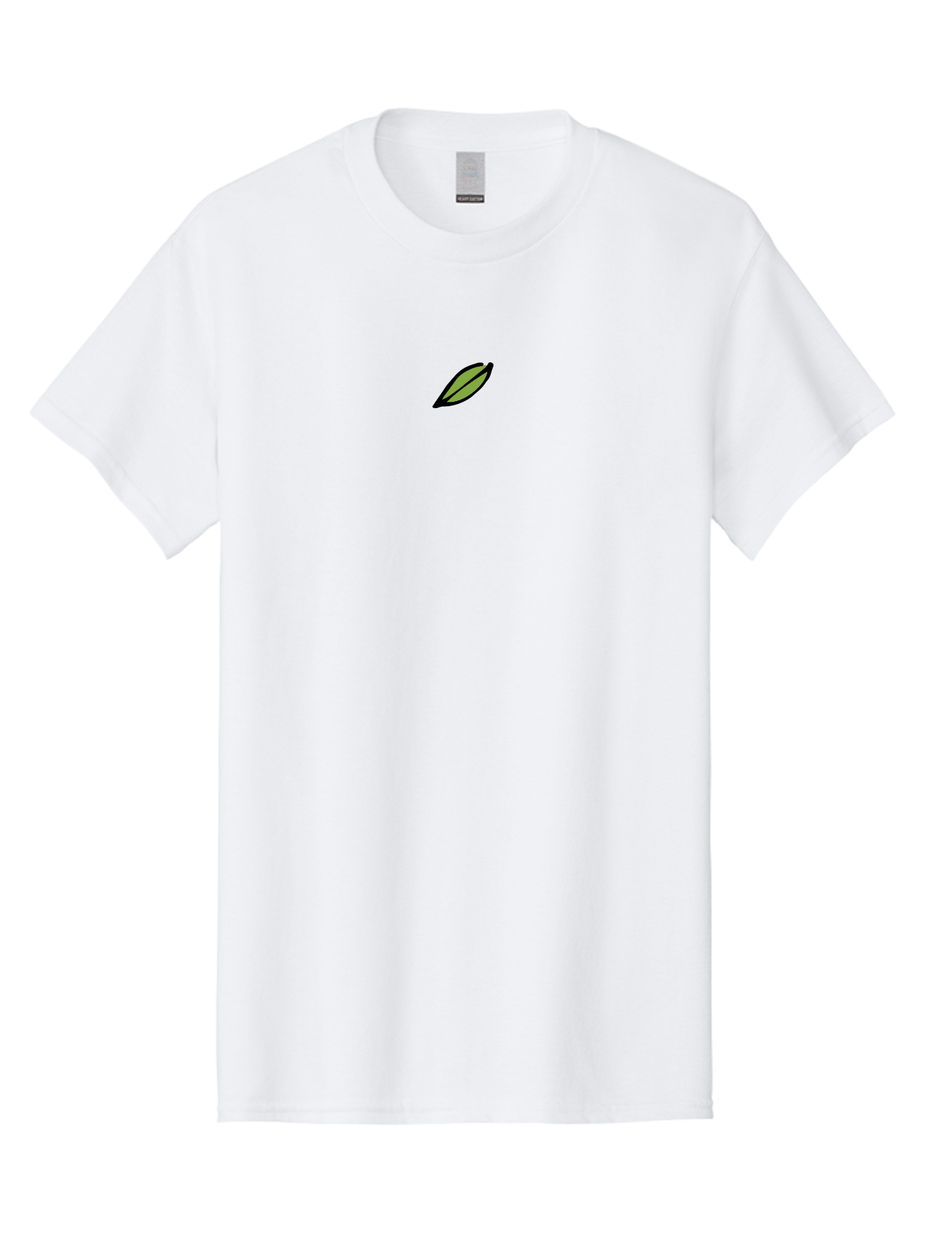 Leaf-1 Men'S Graphic Tee, 100% Cotton, Comfortable Casual Summer Wear, Machine Washable, Simple Leaf Design, Minimalist Art, Black Outline, Olive Green Fill, Botanical Illustration, Leaf Icon, Graphic Design Element - Aaa961 29