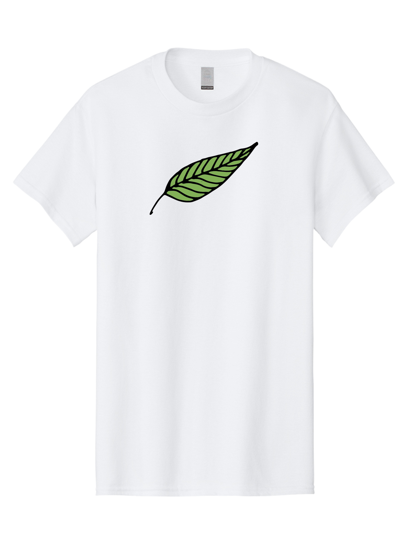 Leaf Men'S Graphic Tee, 100% Cotton, Comfortable Casual Summer Wear, Machine Washable, Leaf Icon, Olive Branch Symbol, Simple Illustration, Black Outline, Green Leaf, Minimalist Design, Symbolic Representation, Peace Symbol, - Aaa965 29