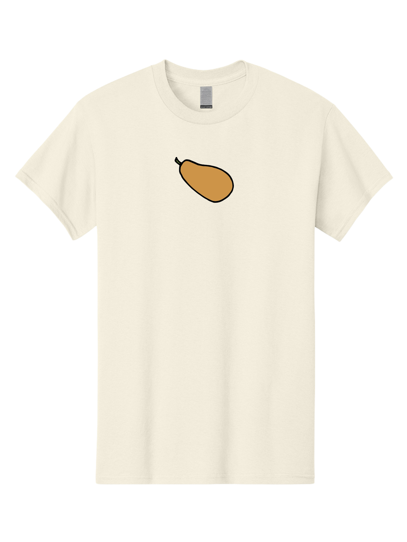 Mango Men'S Graphic Tee, 100% Cotton, Comfortable Casual Summer Wear, Machine Washable, Mango Fruit, Ripe Mango, Sweet Fruit, Tropical Fruit, Cartoon Style, Simple Design, Black Outline - Aaa975 17