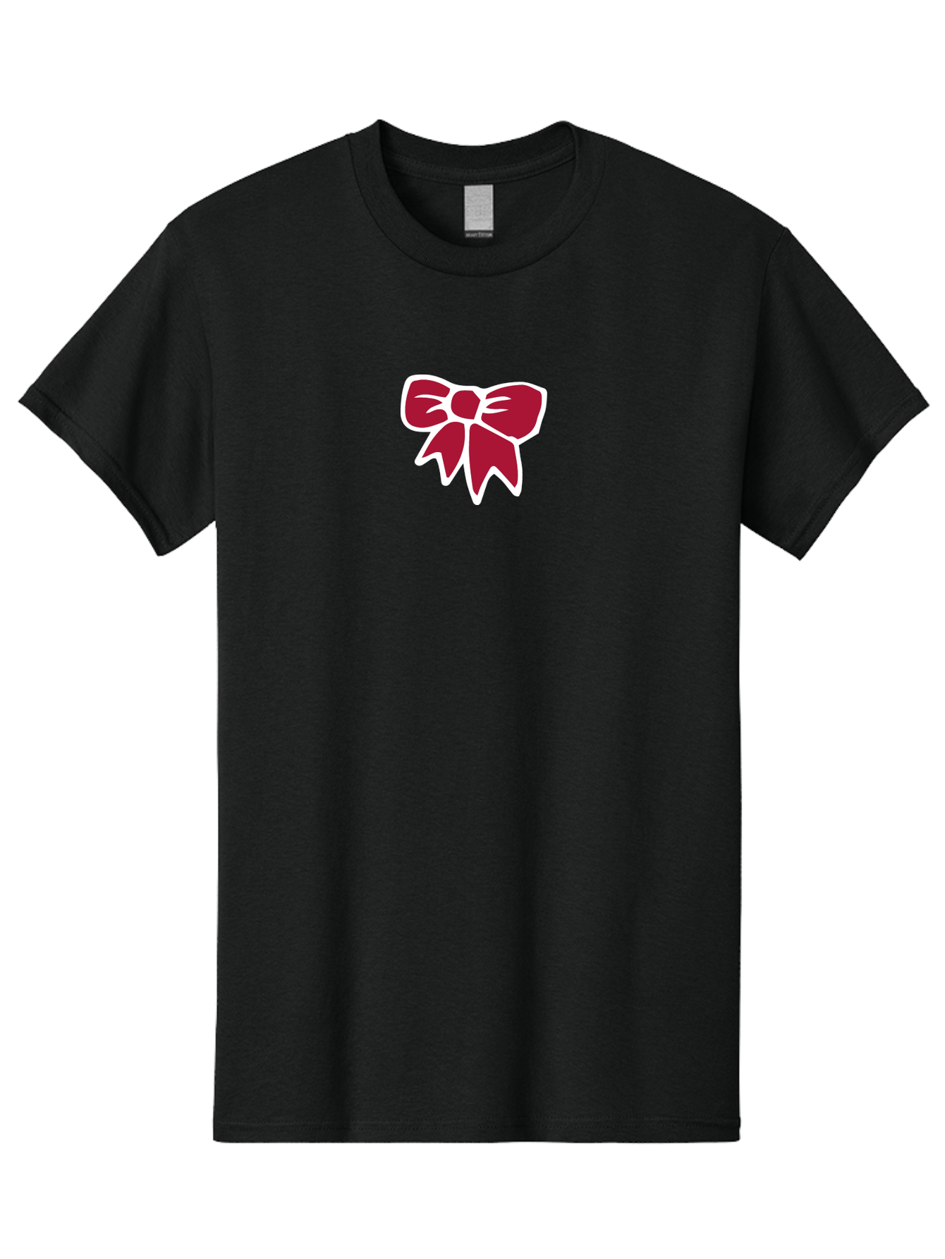 Red-Bow-1 Men'S Graphic Tee, 100% Cotton, Comfortable Casual Summer Wear, Machine Washable, Red Bow, Ribbon Decoration, Gift Wrapping, Festive Symbol, Elegant Design, Classic Motif, Decorative Element, Stylish Accessory Aab066 1
