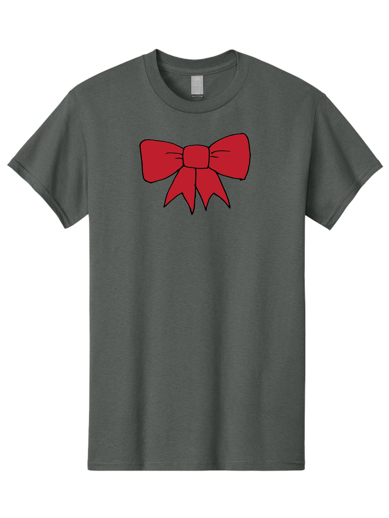 Red-Bow-4 Men'S Graphic Tee, 100% Cotton, Comfortable Casual Summer Wear, Machine Washable, Red Bow, Gift Decoration, Festive Symbol, Ribbon Accessory, Holiday Decor, Christmas Gift, Elegant Design Aab069 21