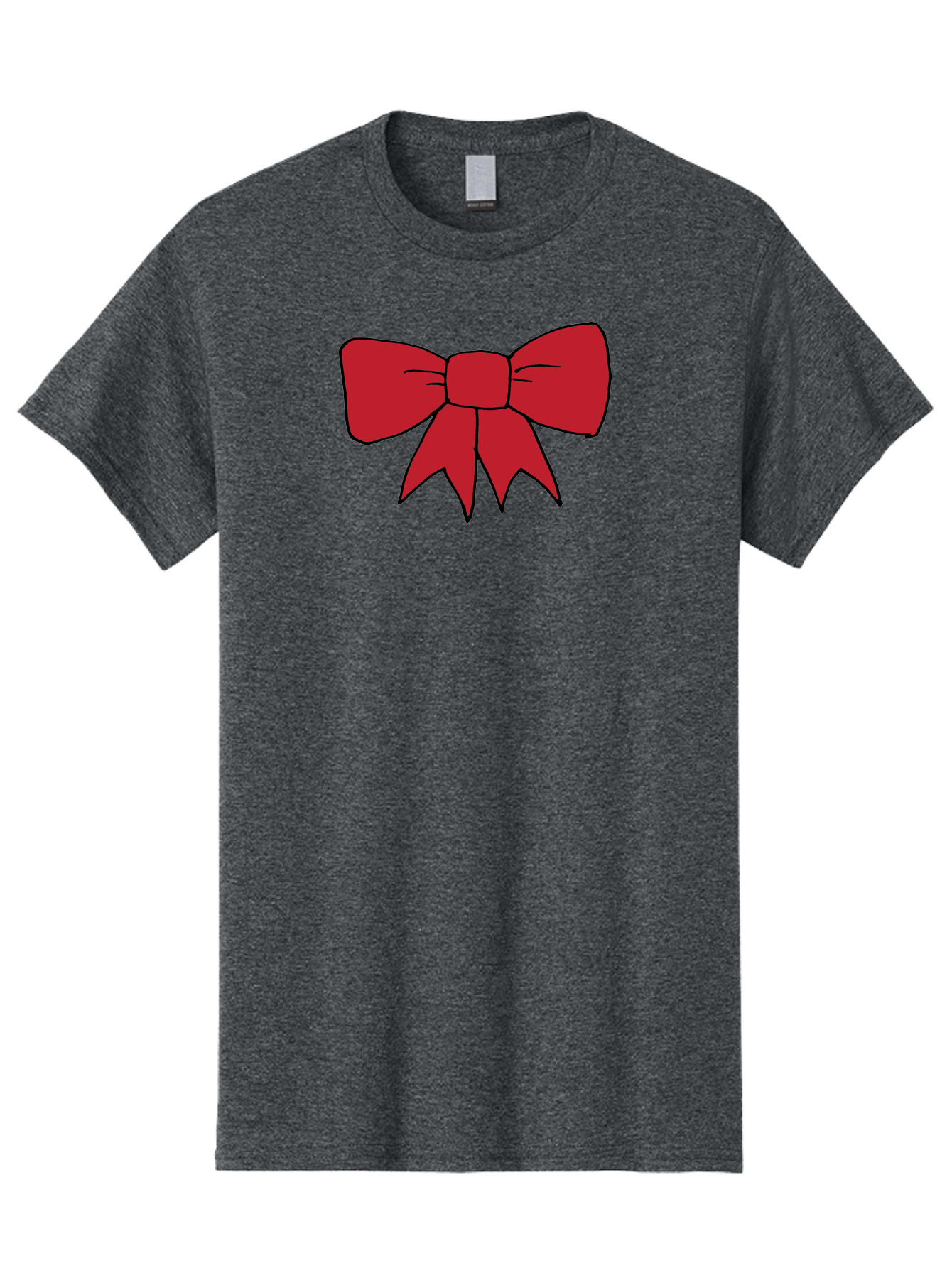 Red-Bow-4 Men'S Graphic Tee, 100% Cotton, Comfortable Casual Summer Wear, Machine Washable, Red Bow, Gift Decoration, Festive Symbol, Ribbon Accessory, Holiday Decor, Christmas Gift, Elegant Design Aab069 17