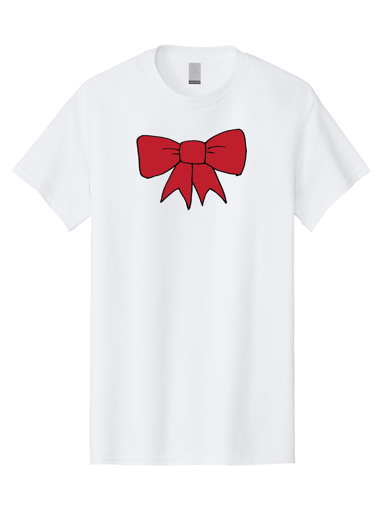 Red-Bow-4 Men'S Graphic Tee, 100% Cotton, Comfortable Casual Summer Wear, Machine Washable, Red Bow, Gift Decoration, Festive Symbol, Ribbon Accessory, Holiday Decor, Christmas Gift, Elegant Design Aab069 15