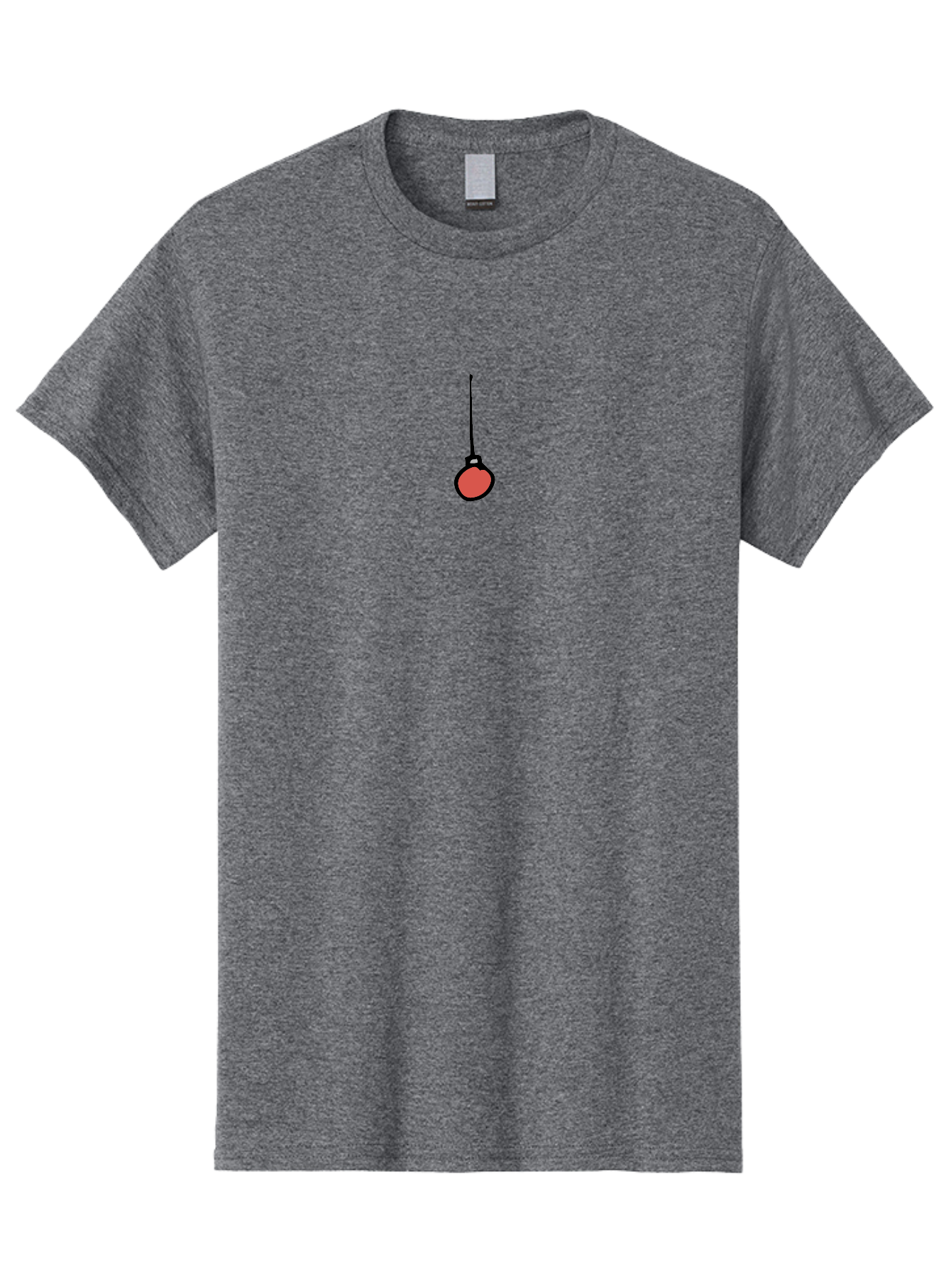 Red-Christmas-Ornament-2 Men'S Graphic Tee, 100% Cotton, Comfortable Casual Summer Wear, Machine Washable, Christmas Bauble, Red Decoration, Hanging Ornament, Festive Decor, Holiday Season, Christmas Tree Decoration Aab074 29