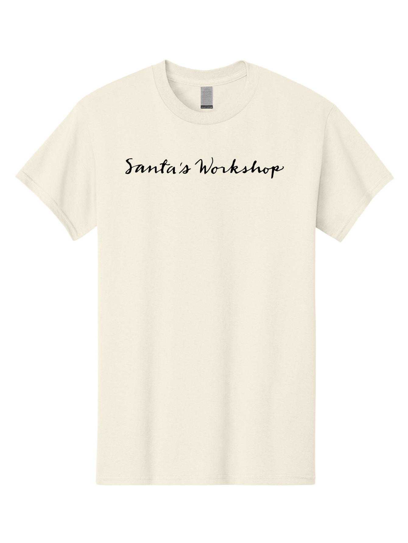 Santa-S-Workshop Men'S Graphic Tee, 100% Cotton, Comfortable Casual Summer Wear, Machine Washable, Santa'S Workshop, Christmas Theme, Holiday Season, Festive Atmosphere, Christmas Magic, North Pole, Toy Making Aab097 19