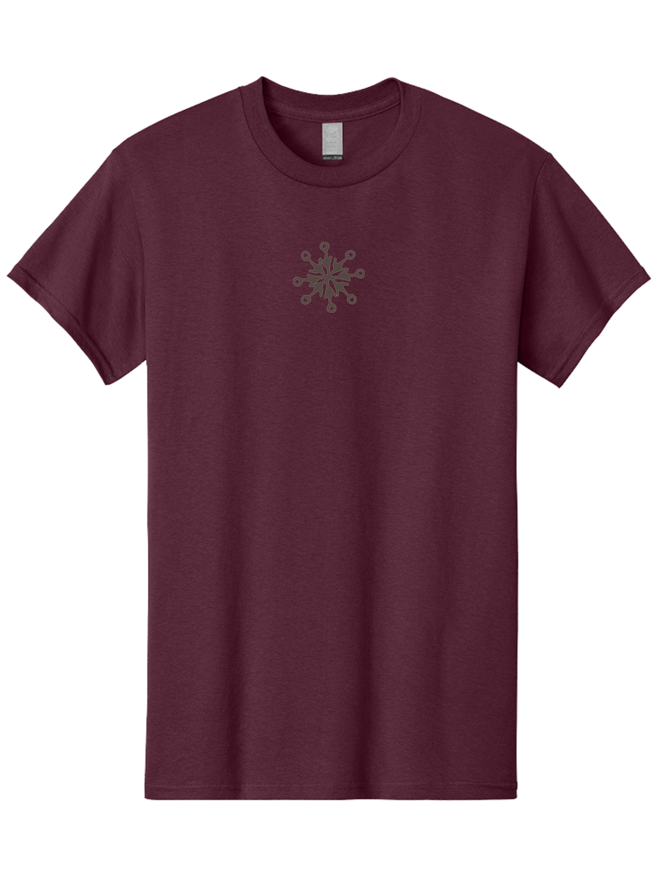Snowflake-5 Men'S Graphic Tee, 100% Cotton, Comfortable Casual Summer Wear, Machine Washable, Snowflake, Intricate Design, Symmetrical Pattern, Delicate Features, Winter Theme, Frosty Feel, Icy Texture Aab116 27