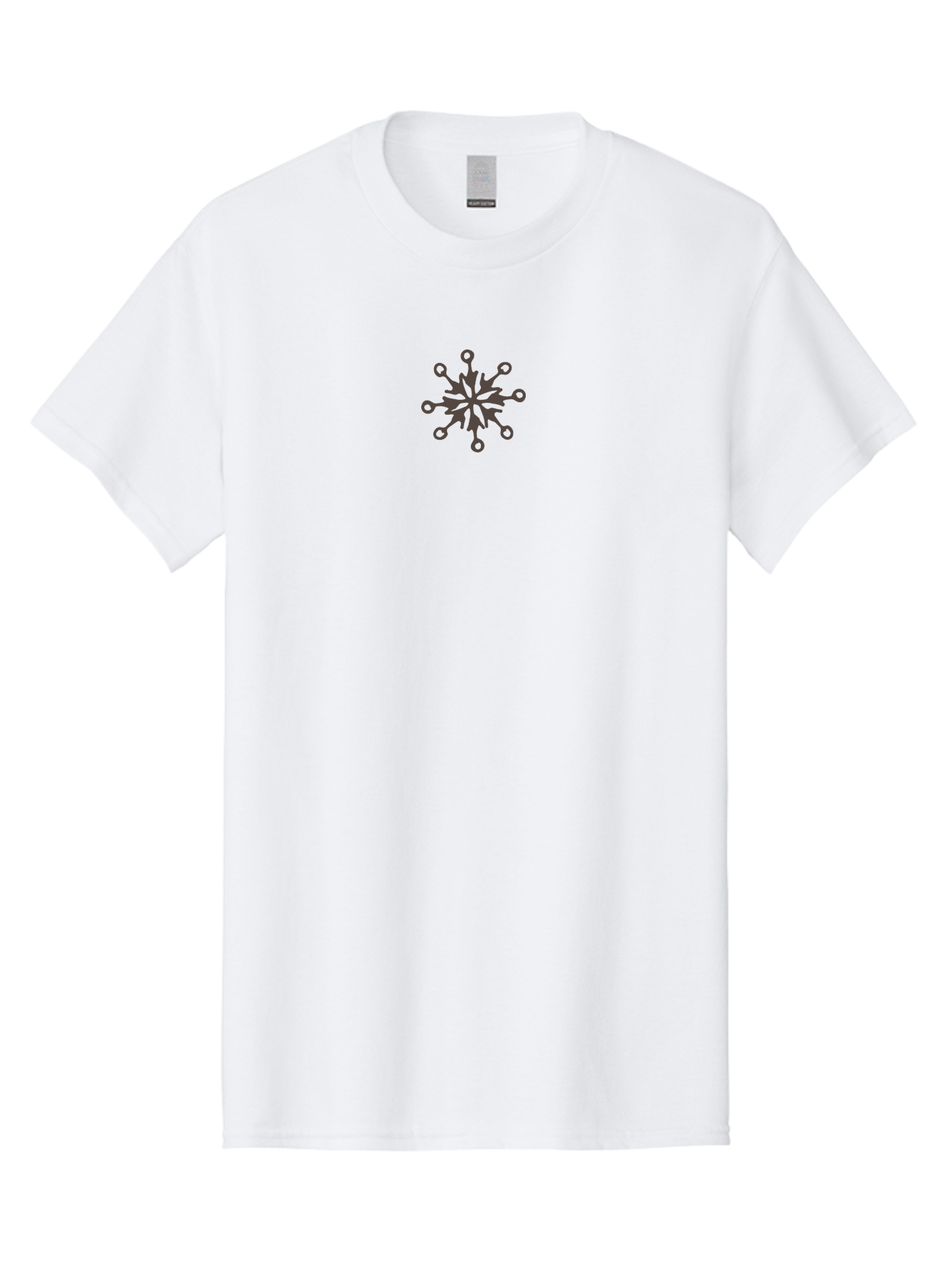 Snowflake-5 Men'S Graphic Tee, 100% Cotton, Comfortable Casual Summer Wear, Machine Washable, Snowflake, Intricate Design, Symmetrical Pattern, Delicate Features, Winter Theme, Frosty Feel, Icy Texture Aab116 17