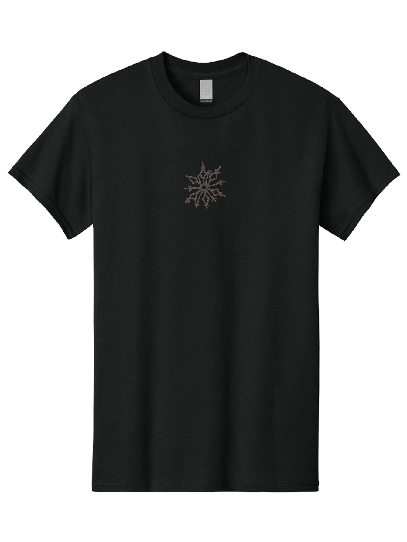 Snowflake-6 Men'S Graphic Tee, 100% Cotton, Comfortable Casual Summer Wear, Machine Washable, Simple Snowflake Design, Minimalist Winter Symbol, Delicate Frost Pattern, Purple Snowflake, Seasonal Decoration, Winter Wonderland, Aab117 23