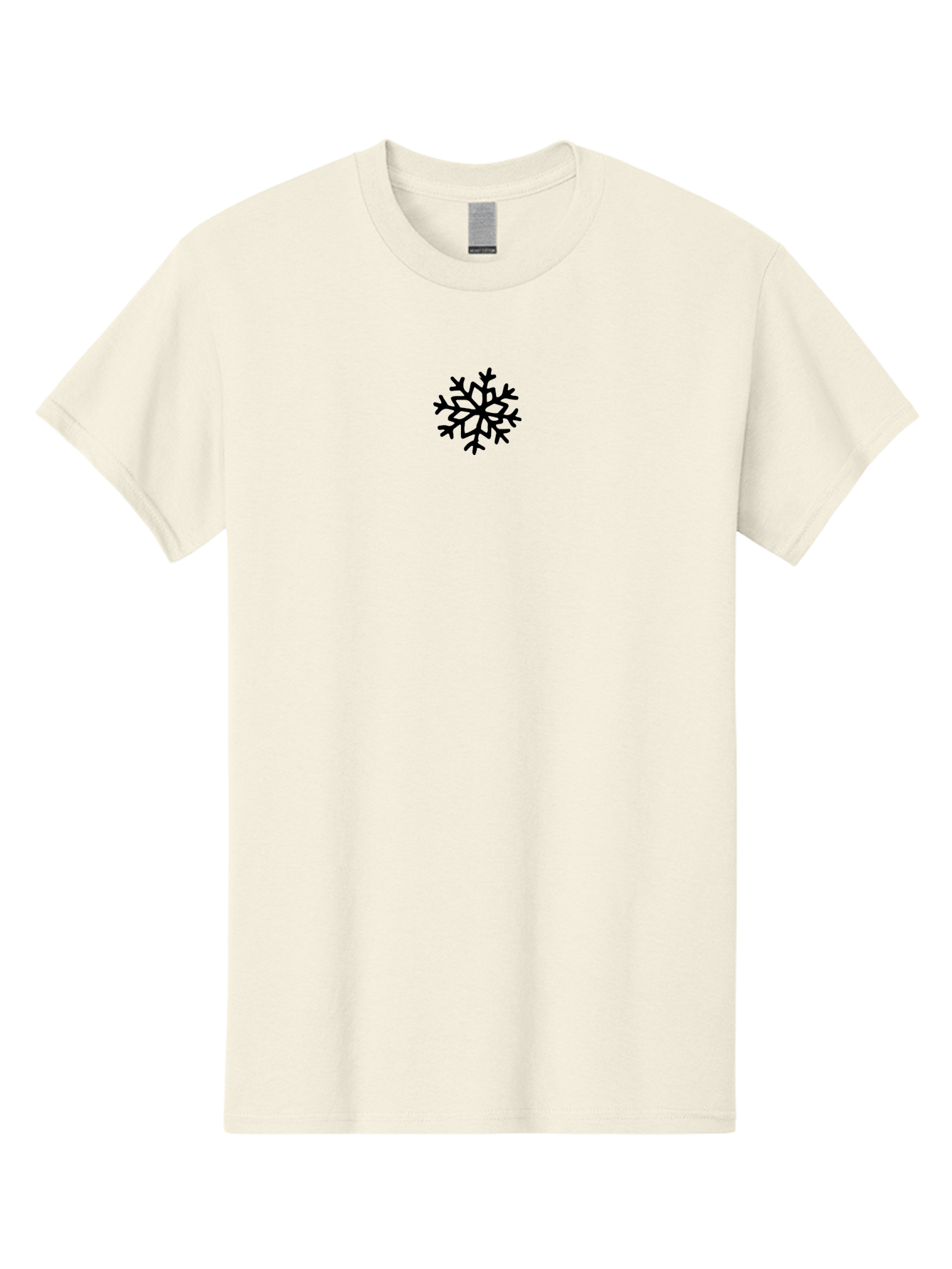 Snowflake Men'S Graphic Tee, 100% Cotton, Comfortable Casual Summer Wear, Machine Washable, Snowflake Graphic, Winter Symbol, Frosty Design, Simple Illustration, Holiday Decor, Christmas Theme, Minimalist Art, Black Silhouette Aab122 15